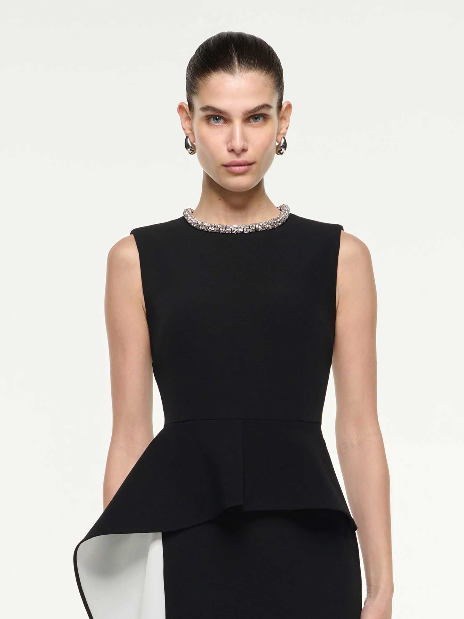 Roland Mouret Mujer Barcelona Vestido Maxi Drapeado color Negro sku 732-001569 01 - Foto 3