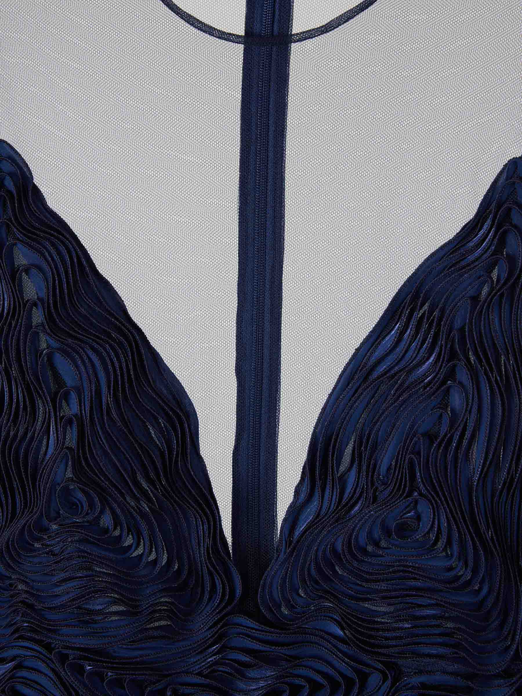 Costarellos Mujer Barcelona Vestido Maxi Drapeado color Azul Marino sku 732-001590 01 - Foto 3
