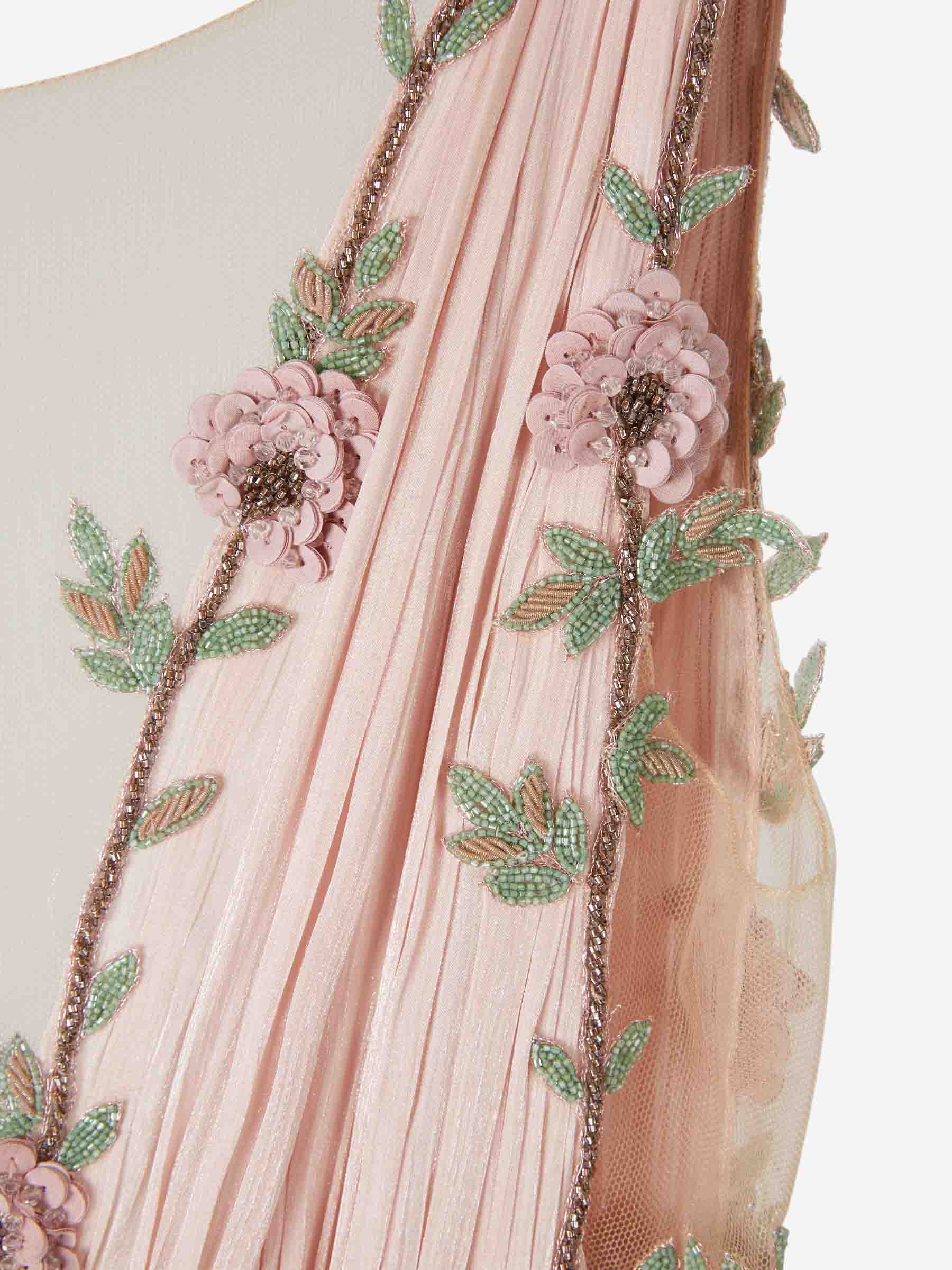 Costarellos Mujer Barcelona Vestido Maxi Nalina color Rosa Palo sku 732-001593 01 - Foto 4