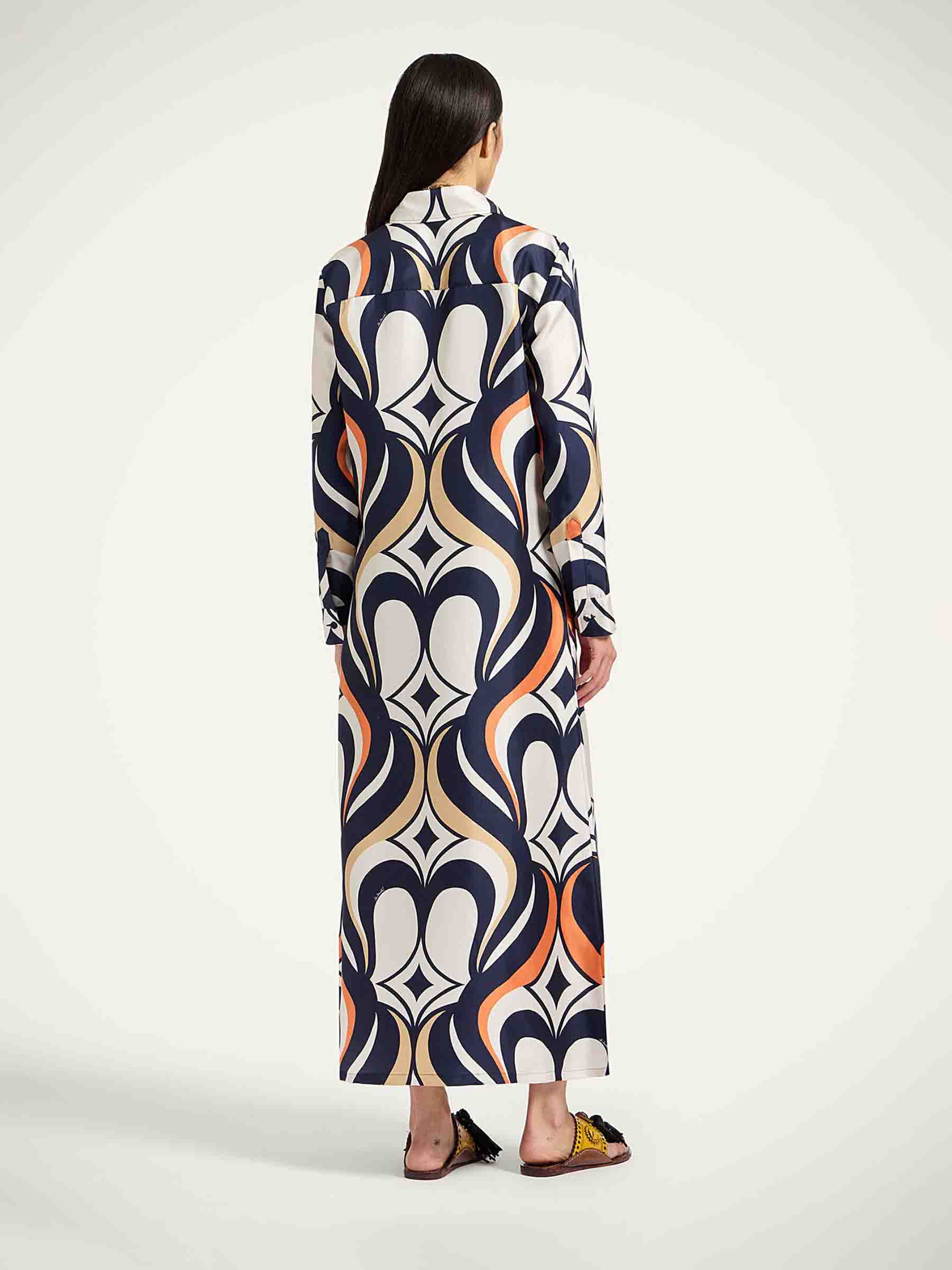 LaDoubleJ Mujer Barcelona Vestido Camisero Seda color Multicolor sku 732-001596 01 - Foto 3