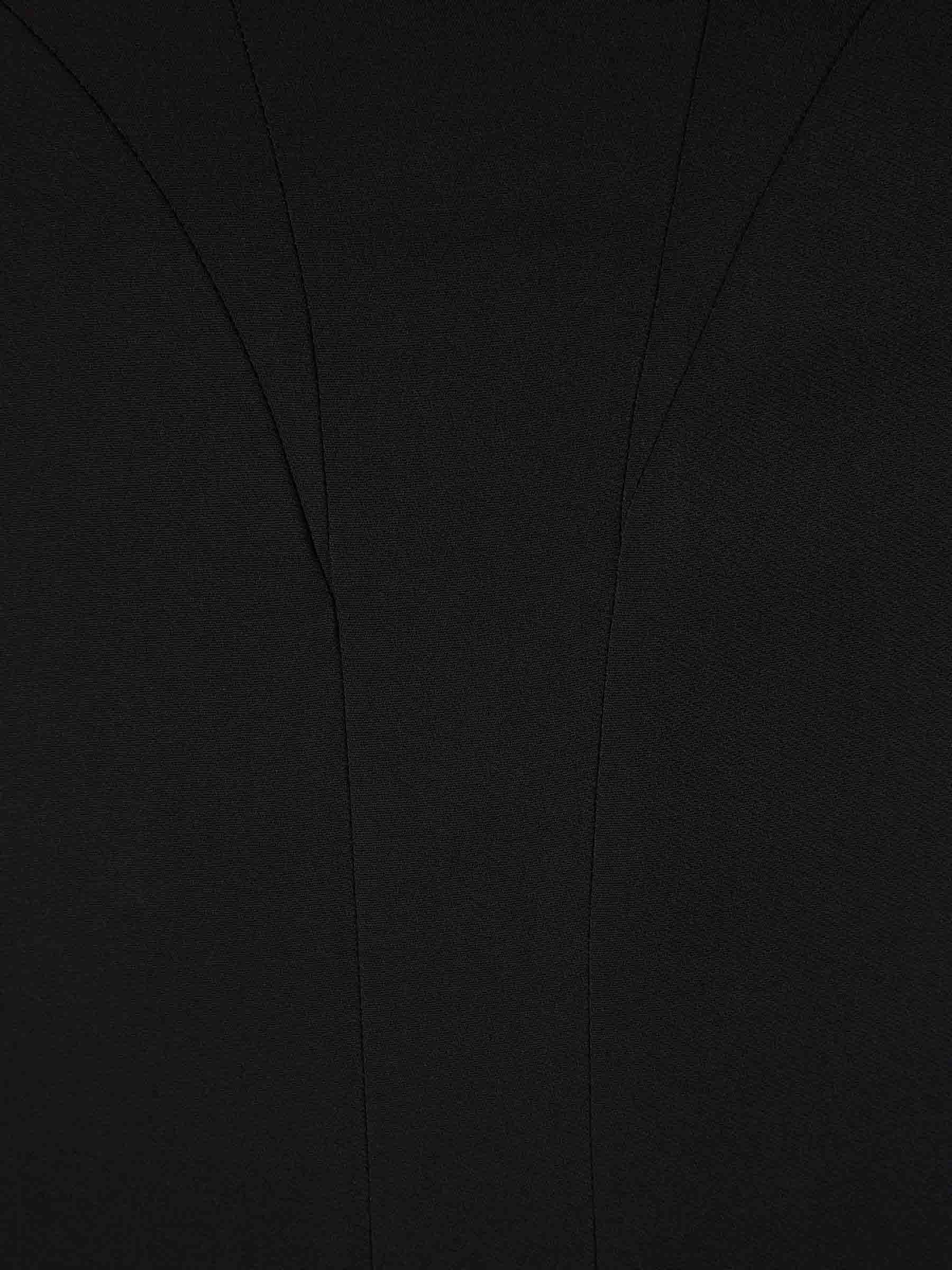 Mugler Mujer Barcelona Vestido Maxi Asimétrico color Negro sku 732-001607 01 - Foto 4