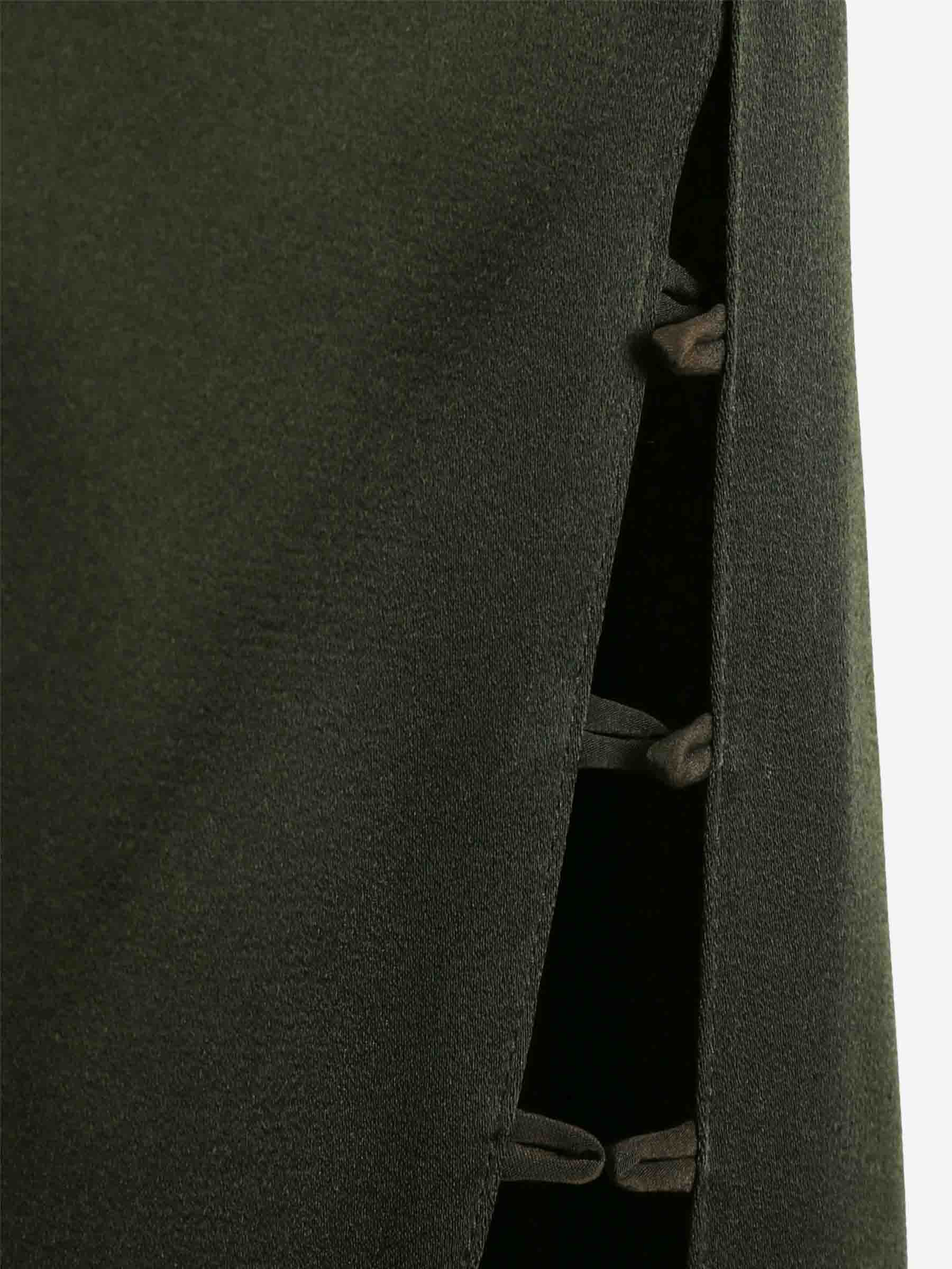 Victoria Beckham Mujer Barcelona Vestido Maxi Asimétrico color Verde Militar sku 732-001613 01 - Foto 3