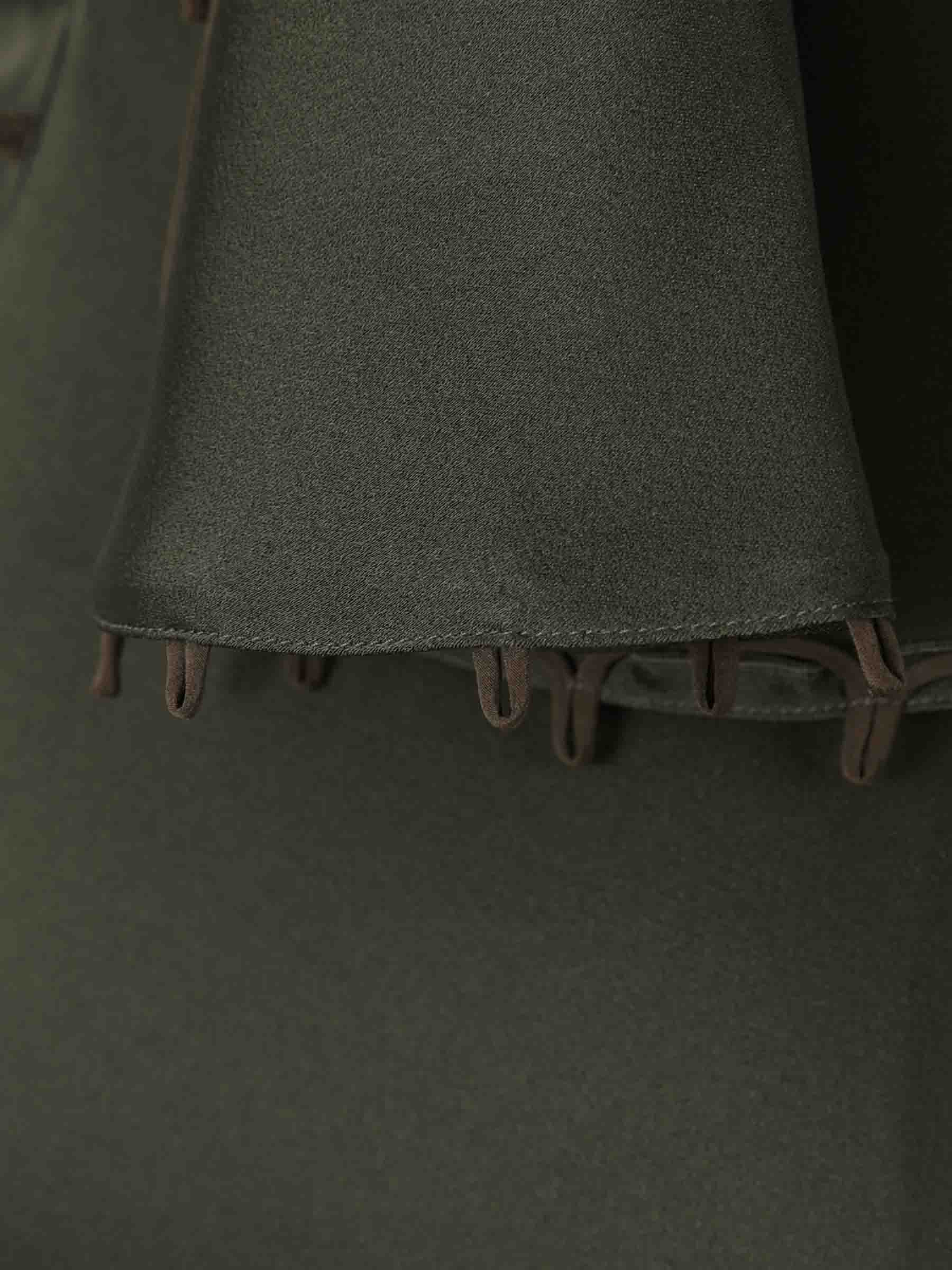 Victoria Beckham Mujer Barcelona Vestido Maxi Asimétrico color Verde Militar sku 732-001613 01 - Foto 4