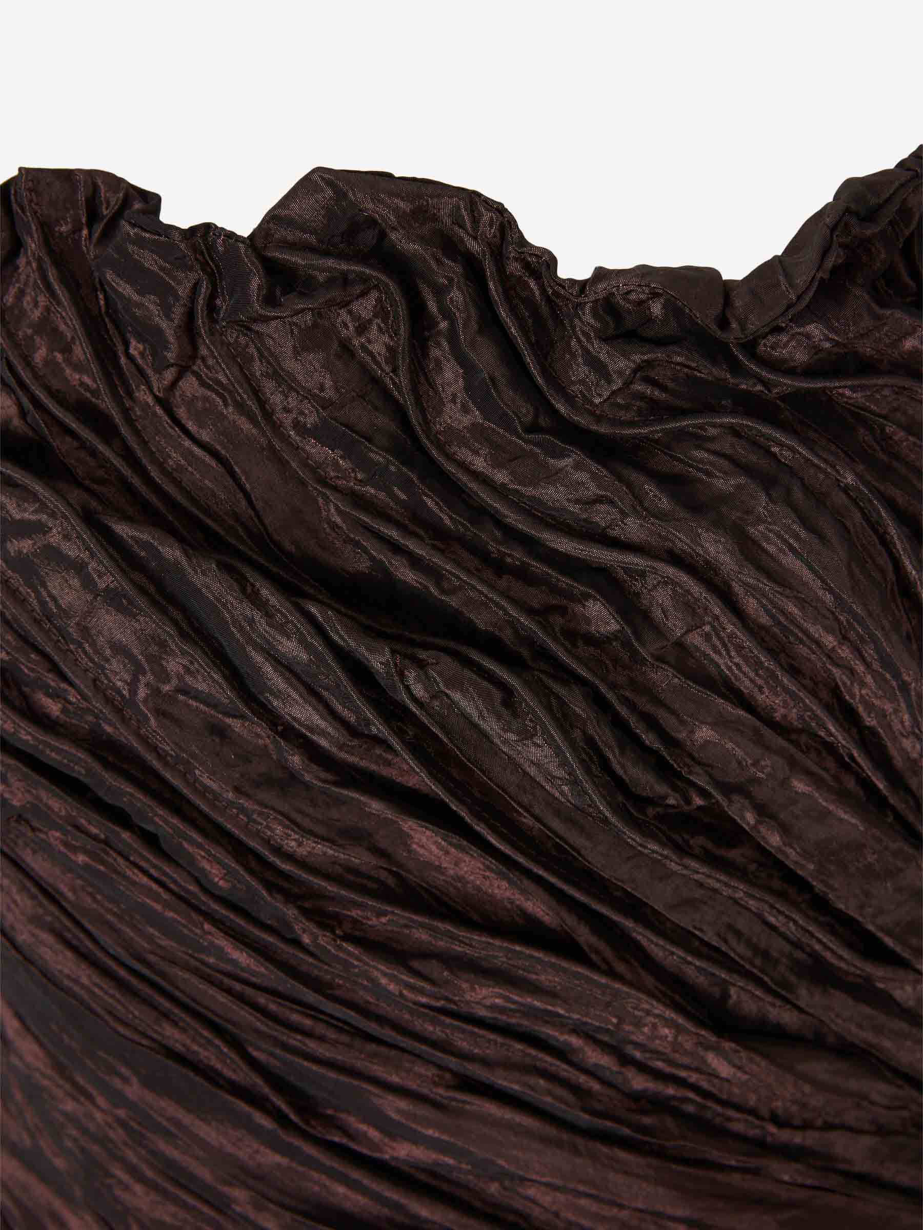 Marmar Halim Mujer Barcelona Vestido Maxi Drapeado color Marrón Oscuro sku 732-001616 01 - Foto 3