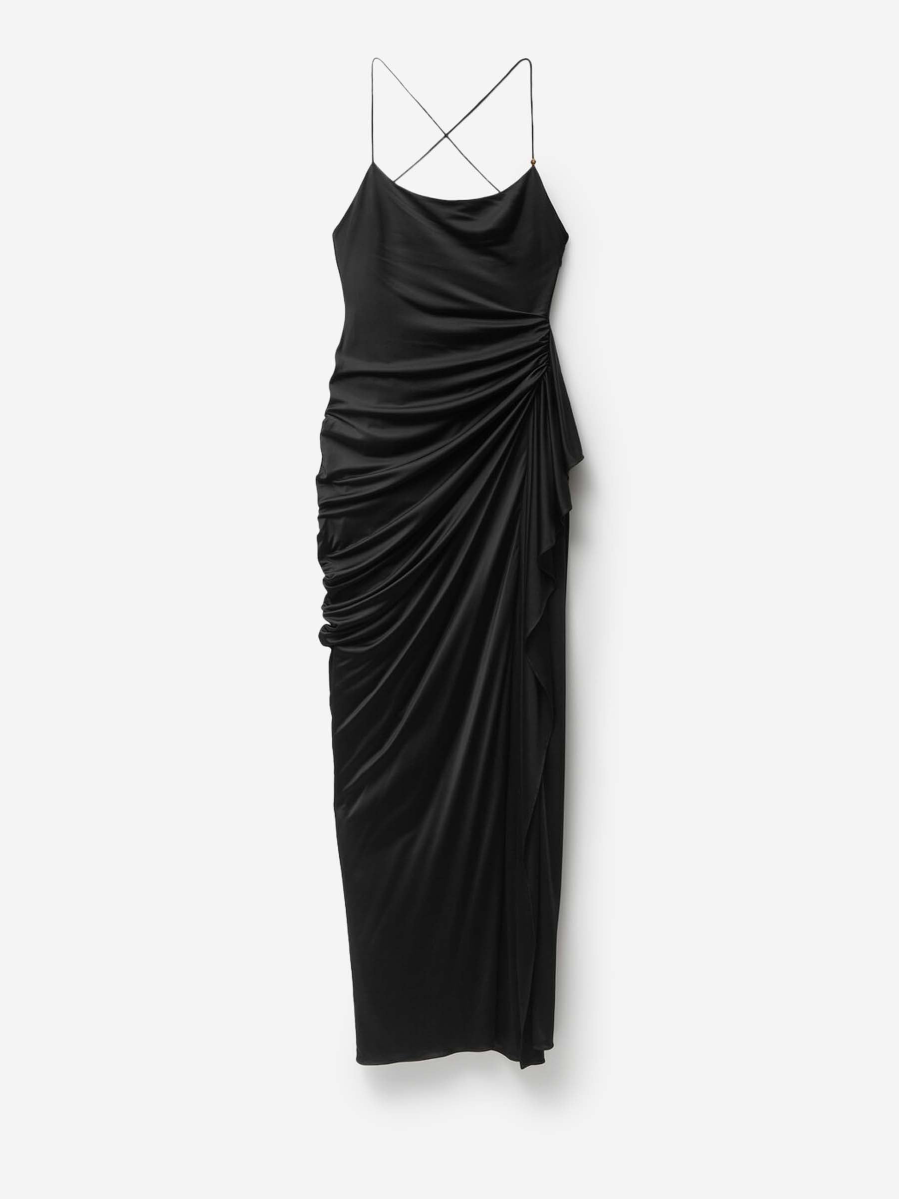 versace maxi dress Versace Printed Silk Twill Long Dress, Female, Yellow+pink, 38