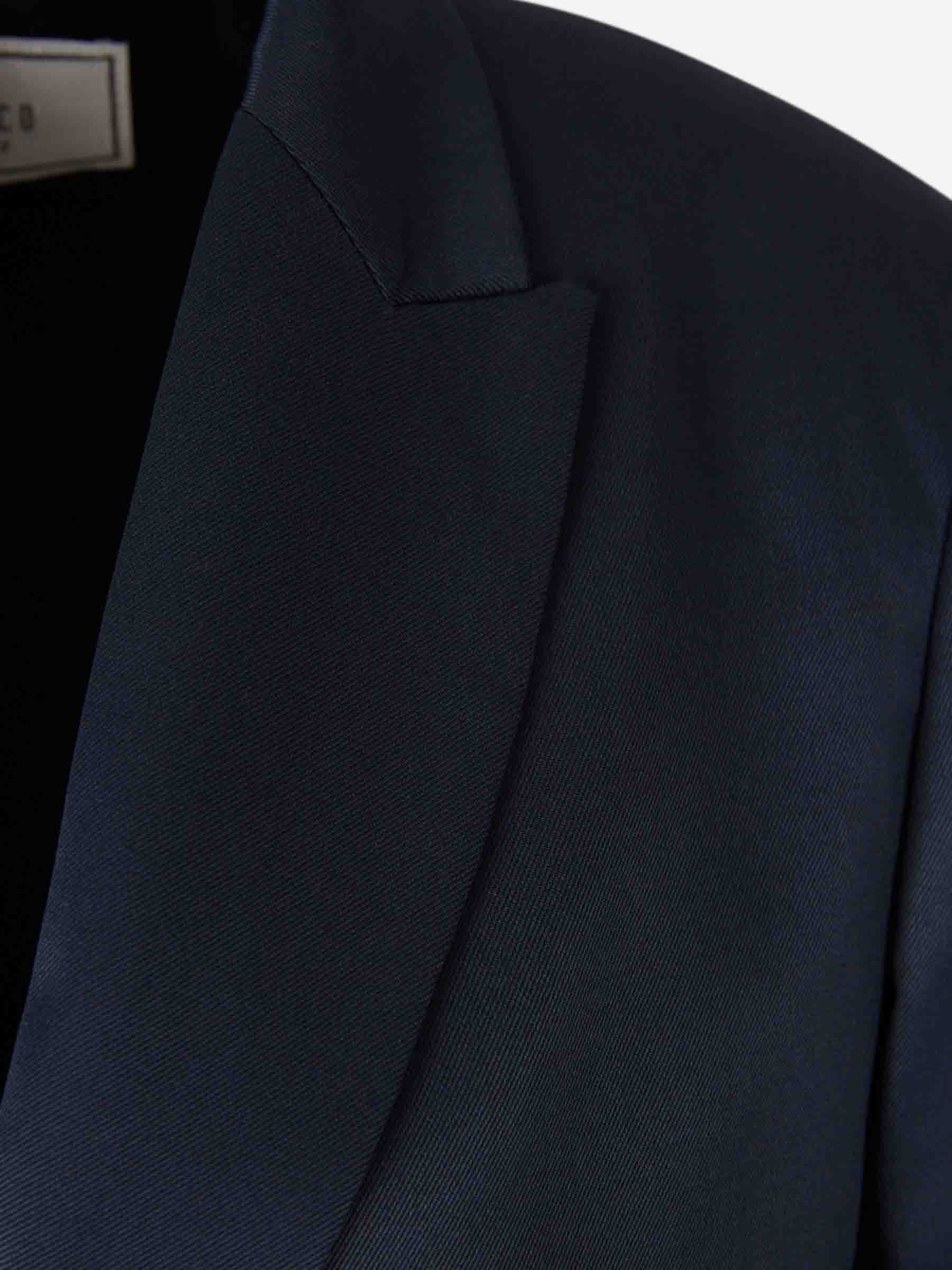 Peserico Mujer Barcelona Blazer Recta Lana color Azul Marino sku 741-002243 01 - Foto 3