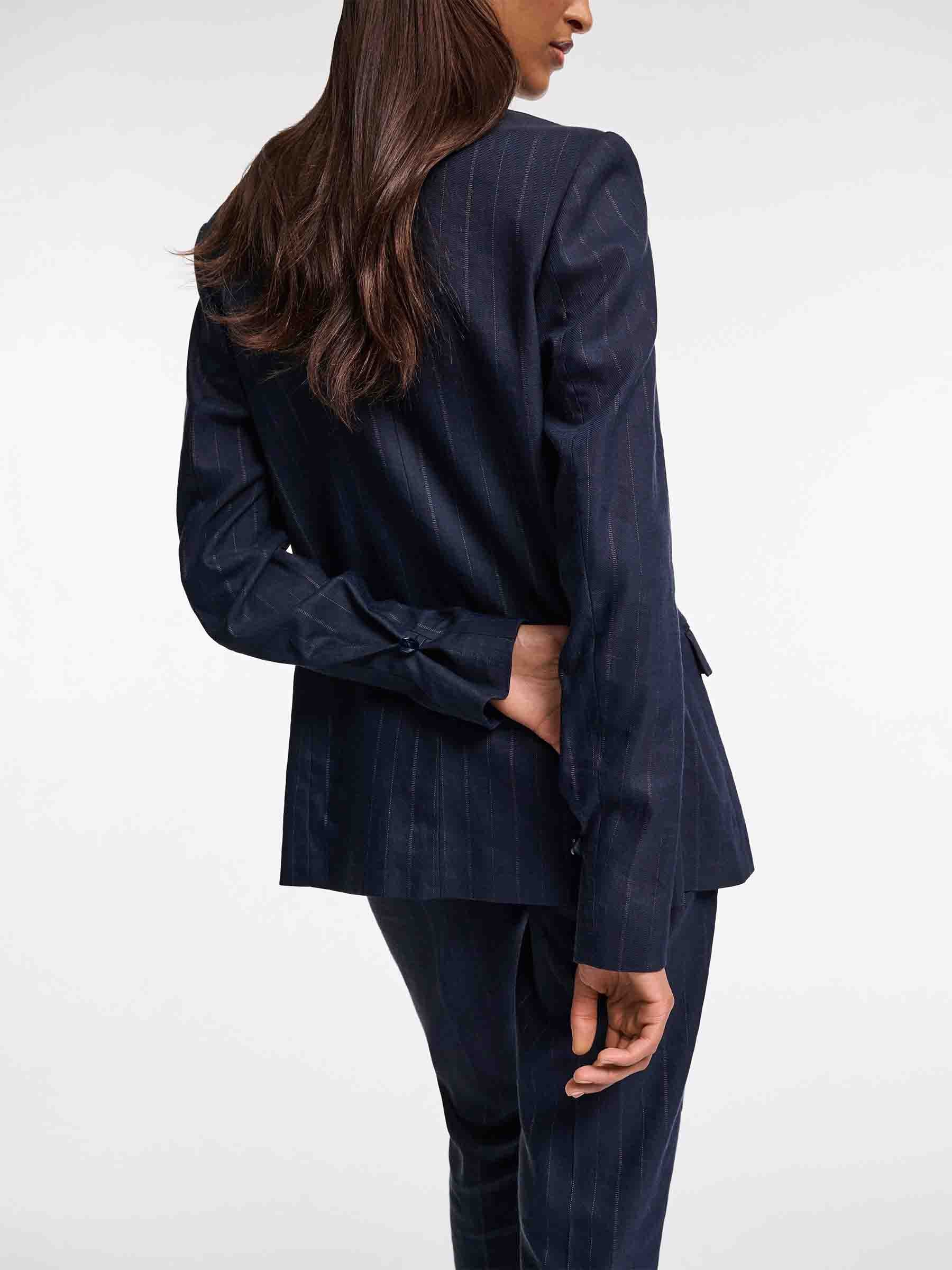 Dorothee Schumacher Mujer Barcelona Blazer Raya Diplomática color Azul Noche sku 741-002267 01 - Foto 4