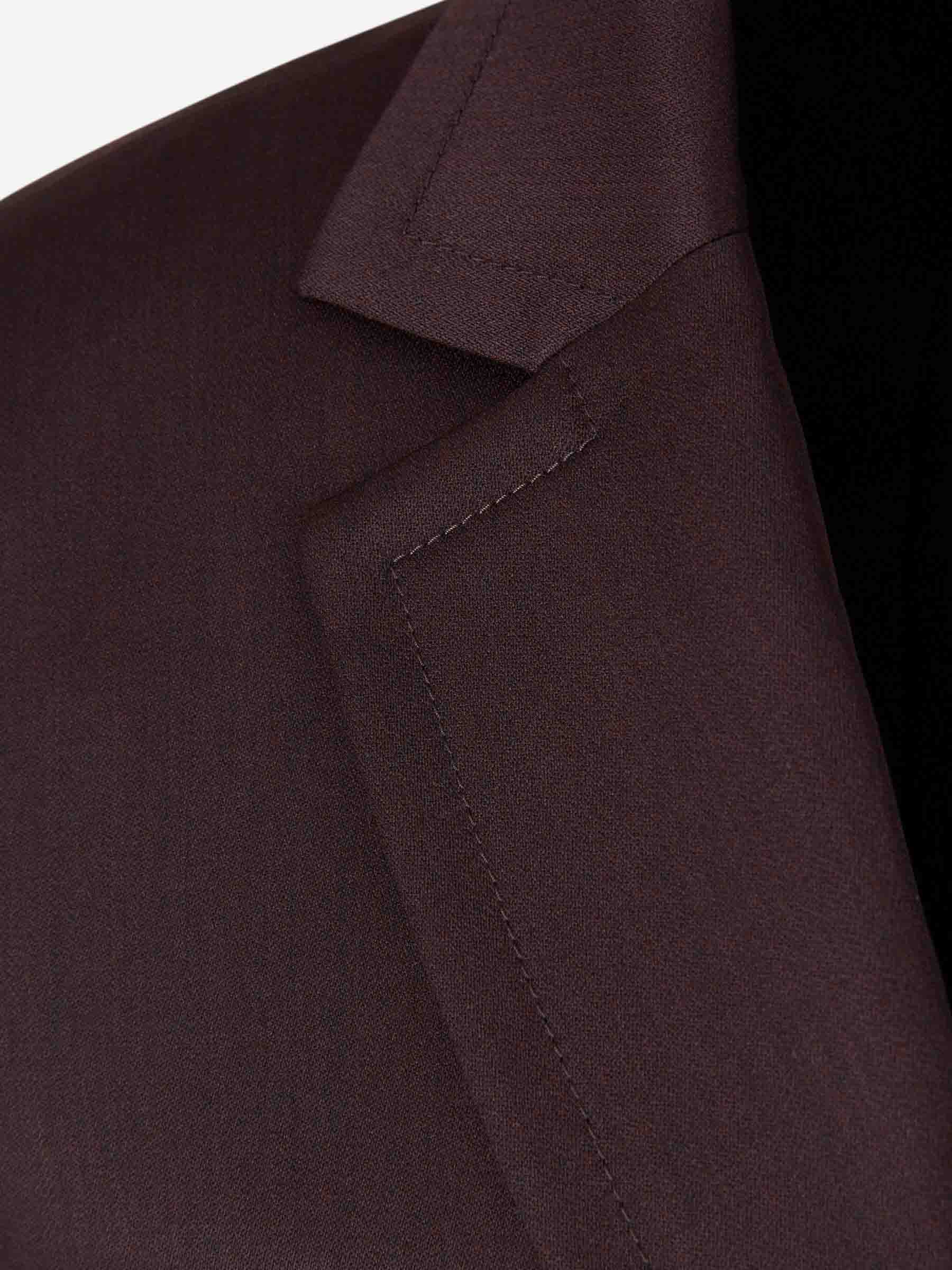Magda Butrym Mujer Barcelona Blazer Recta Lana color Burdeos sku 741-002290 01 - Foto 3