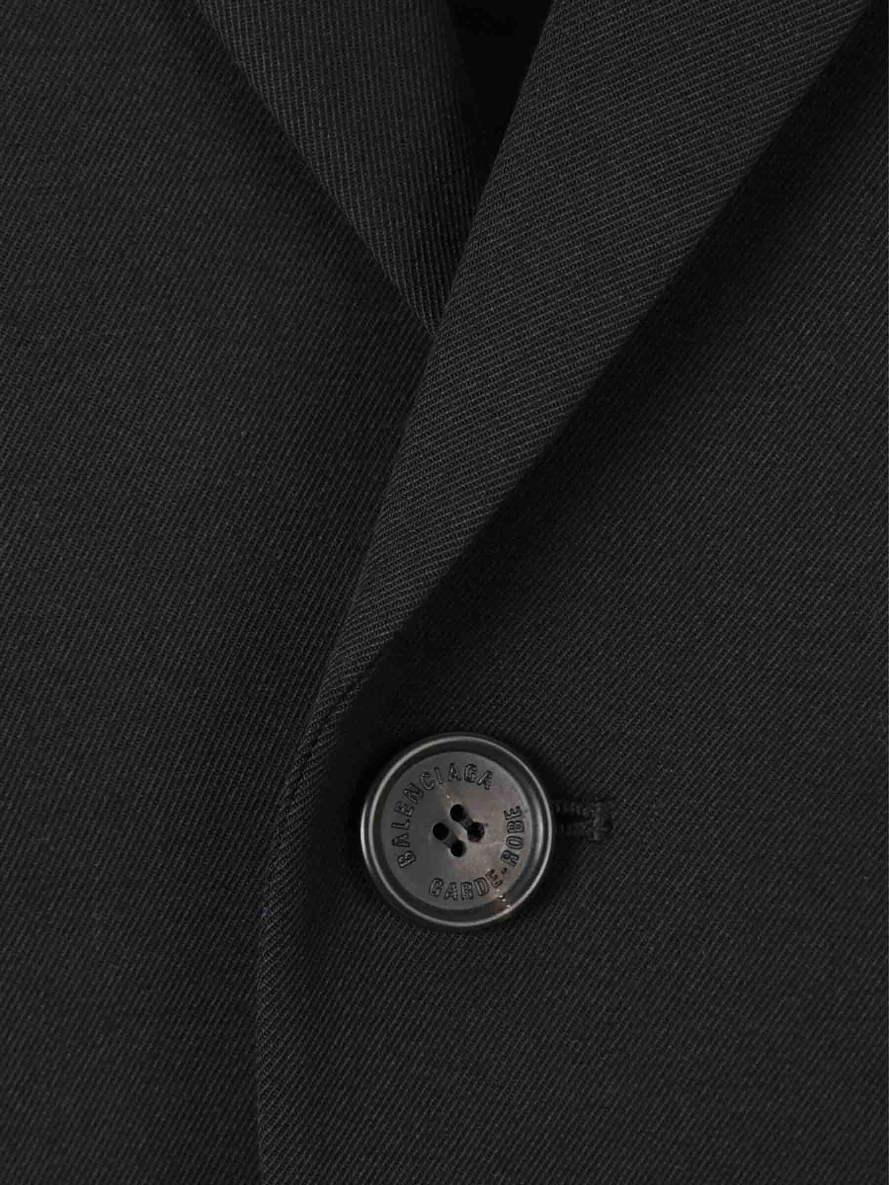 Balenciaga Mujer Barcelona Blazer Sastre Standard color Negro sku 741-002293 01 - Foto 3