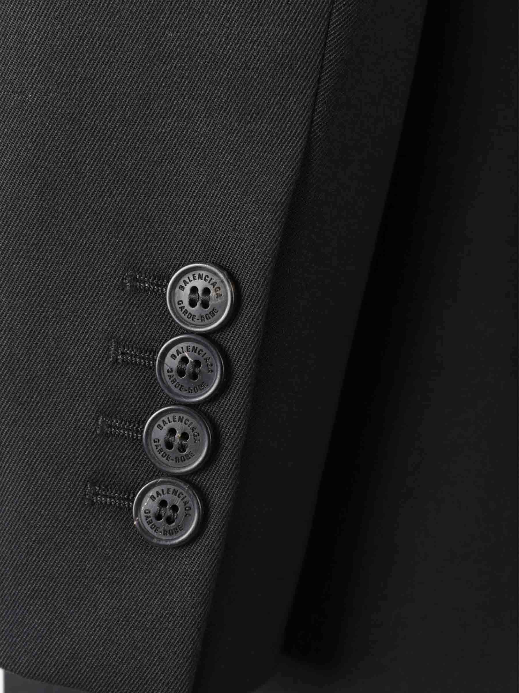 Balenciaga Mujer Barcelona Blazer Sastre Standard color Negro sku 741-002293 01 - Foto 4