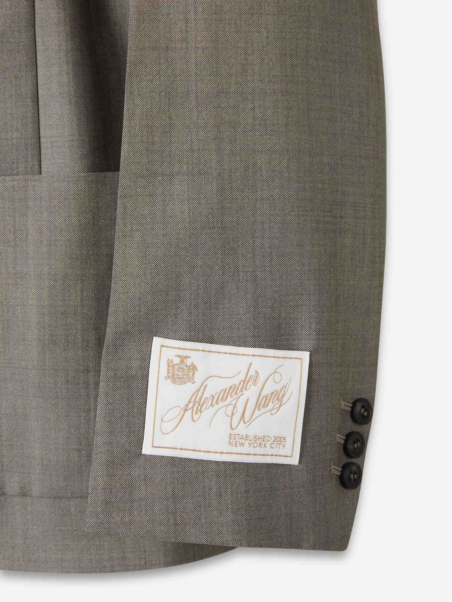 Alexander Wang Mujer Barcelona Blazer Recto Tabs color Taupe sku 741-002296 01 - Foto 4
