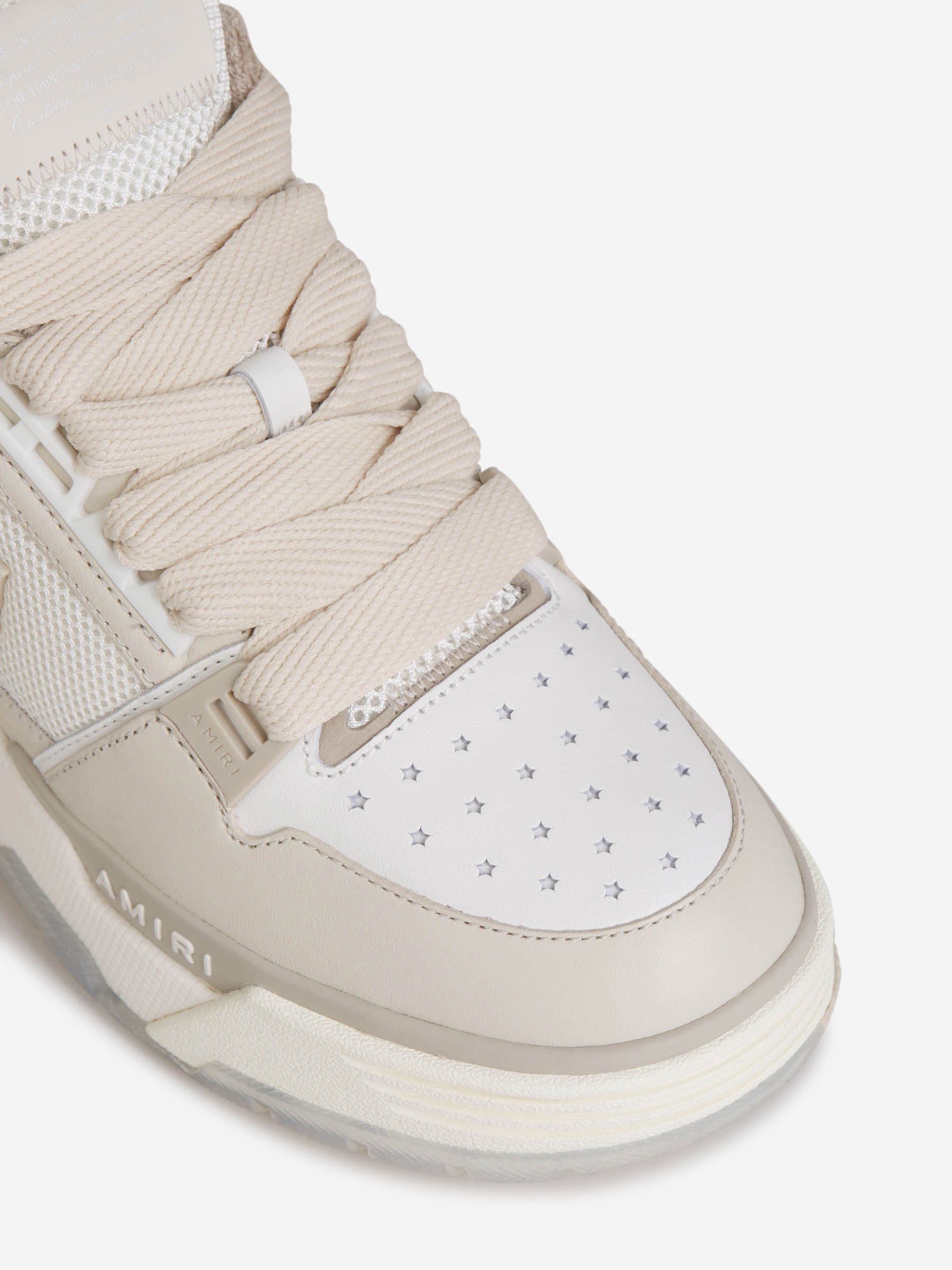 Amiri Hombre Barcelona Sneakers MA-1 color Beige sku 616-002804 01 - Foto 5