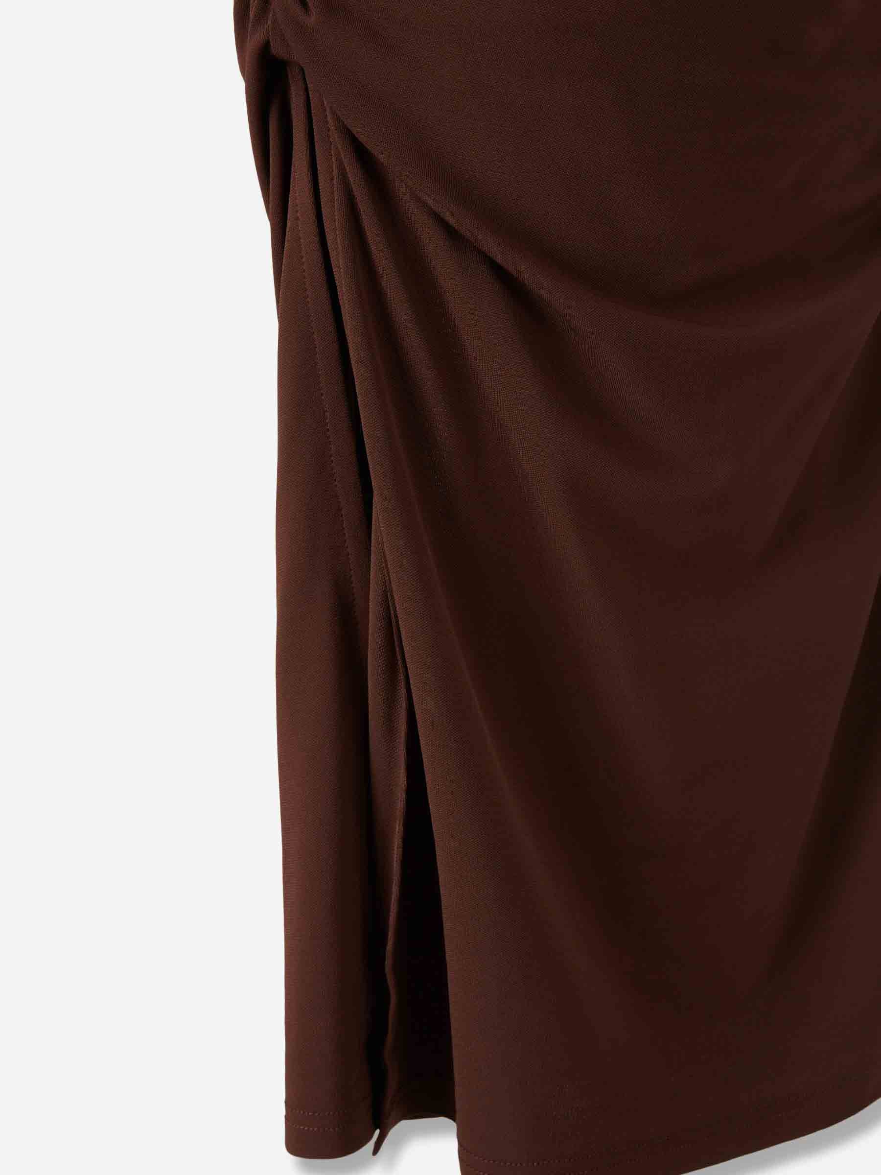 Cult Gaia Mujer Barcelona Falda Midi Dany color Marrón Oscuro sku 750-001648 01 - Foto 4