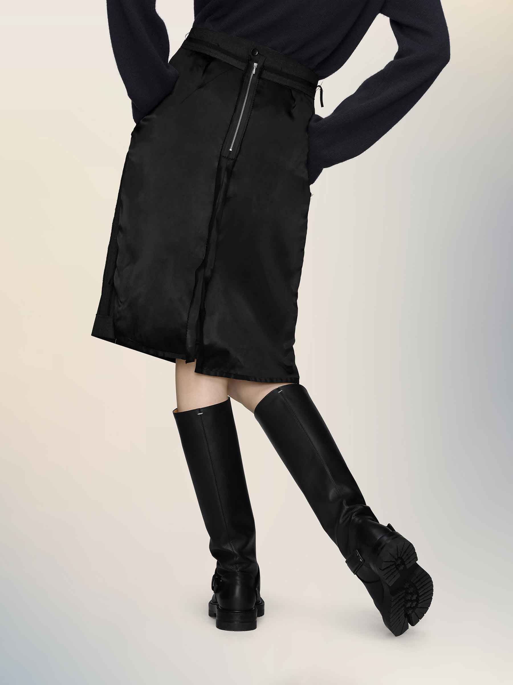 Maison Margiela Mujer Barcelona Falda Midi Minimalista color Negro sku 750-001654 01 - Foto 3