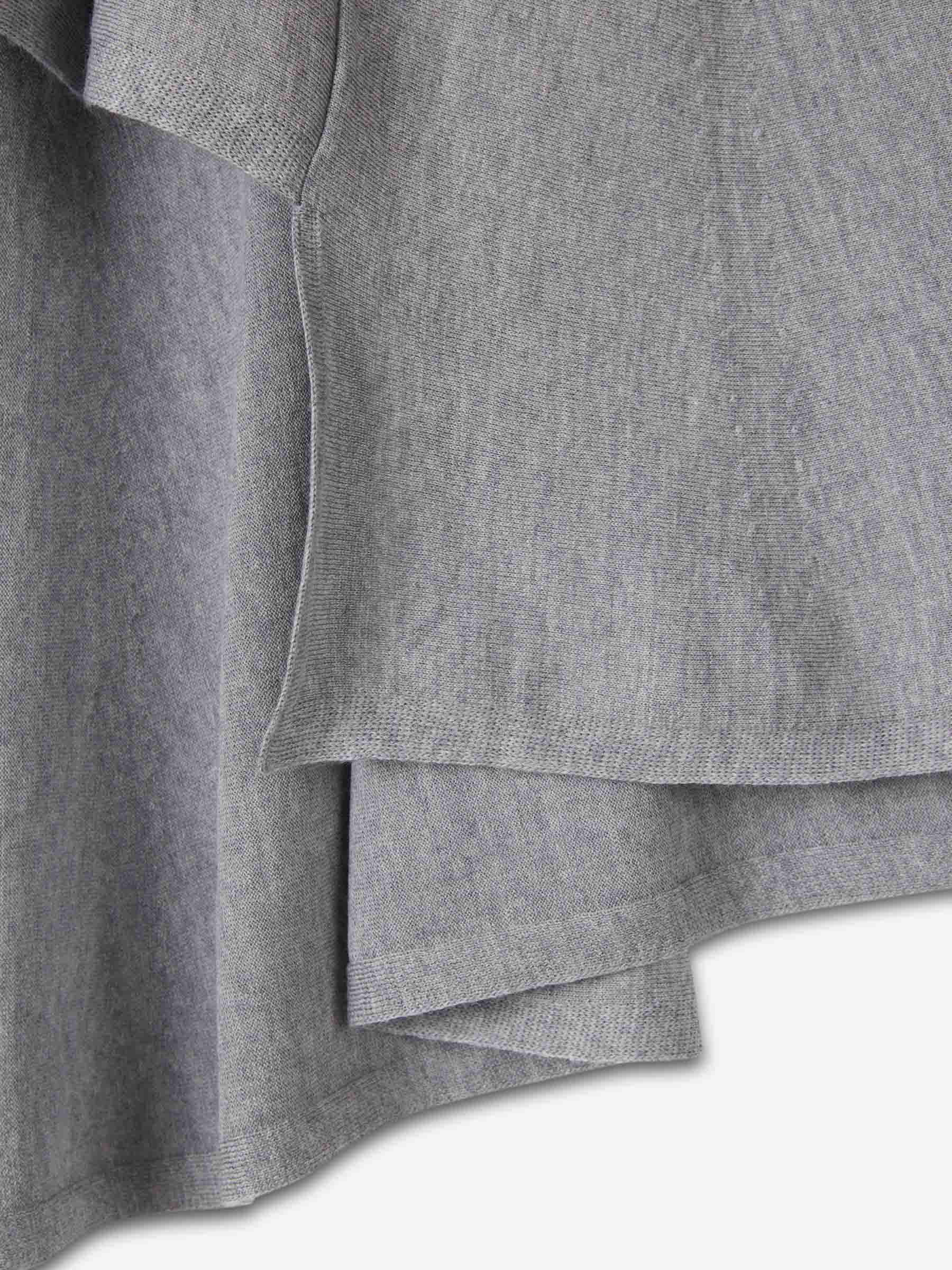 Khaite Mujer Barcelona Falda Midi Asimétrica color Gris Piedra sku 750-001656 01 - Foto 4