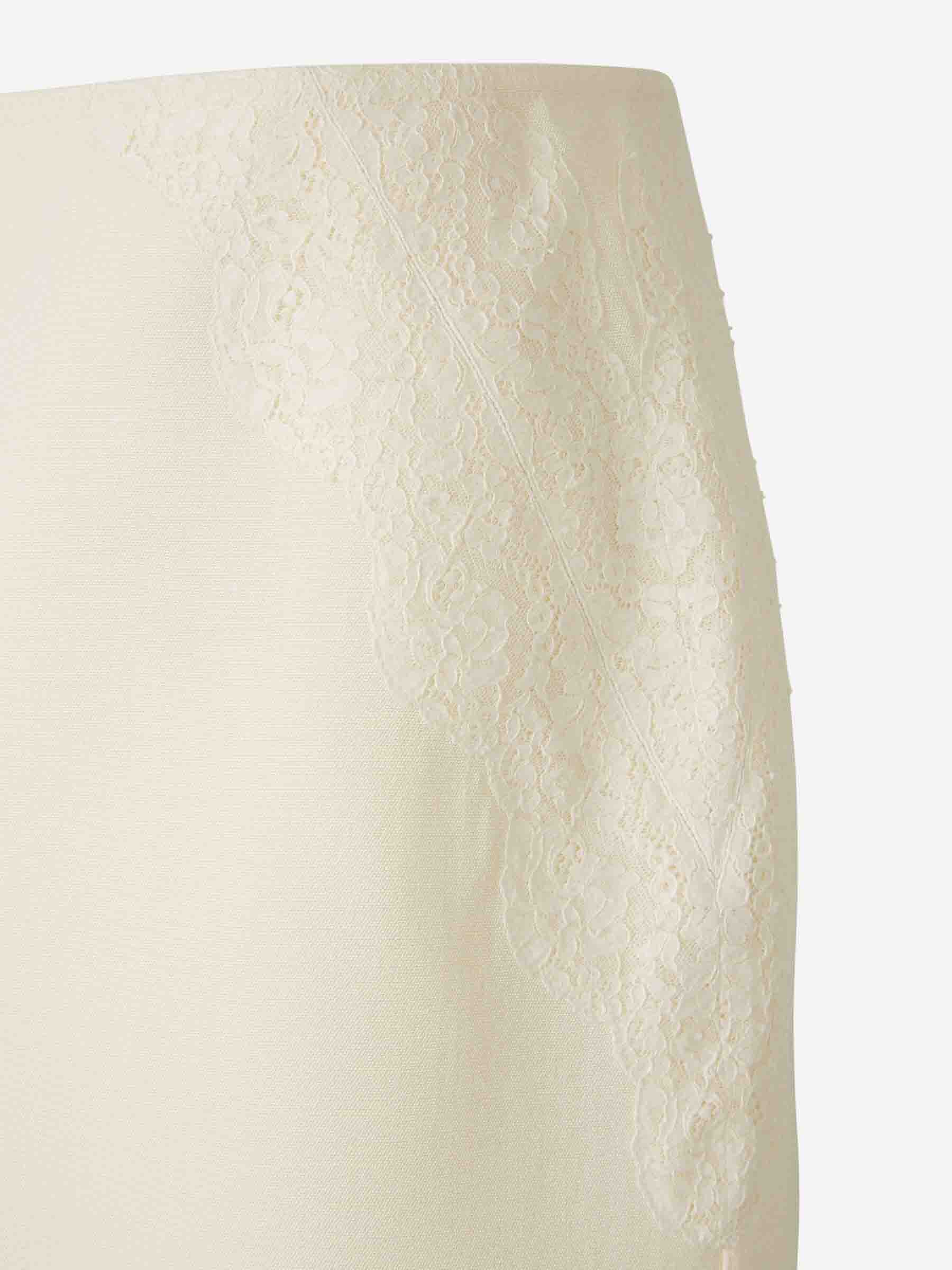 Jil Sander Mujer Barcelona Falda Midi Lana color Crema sku 750-001660 01 - Foto 3