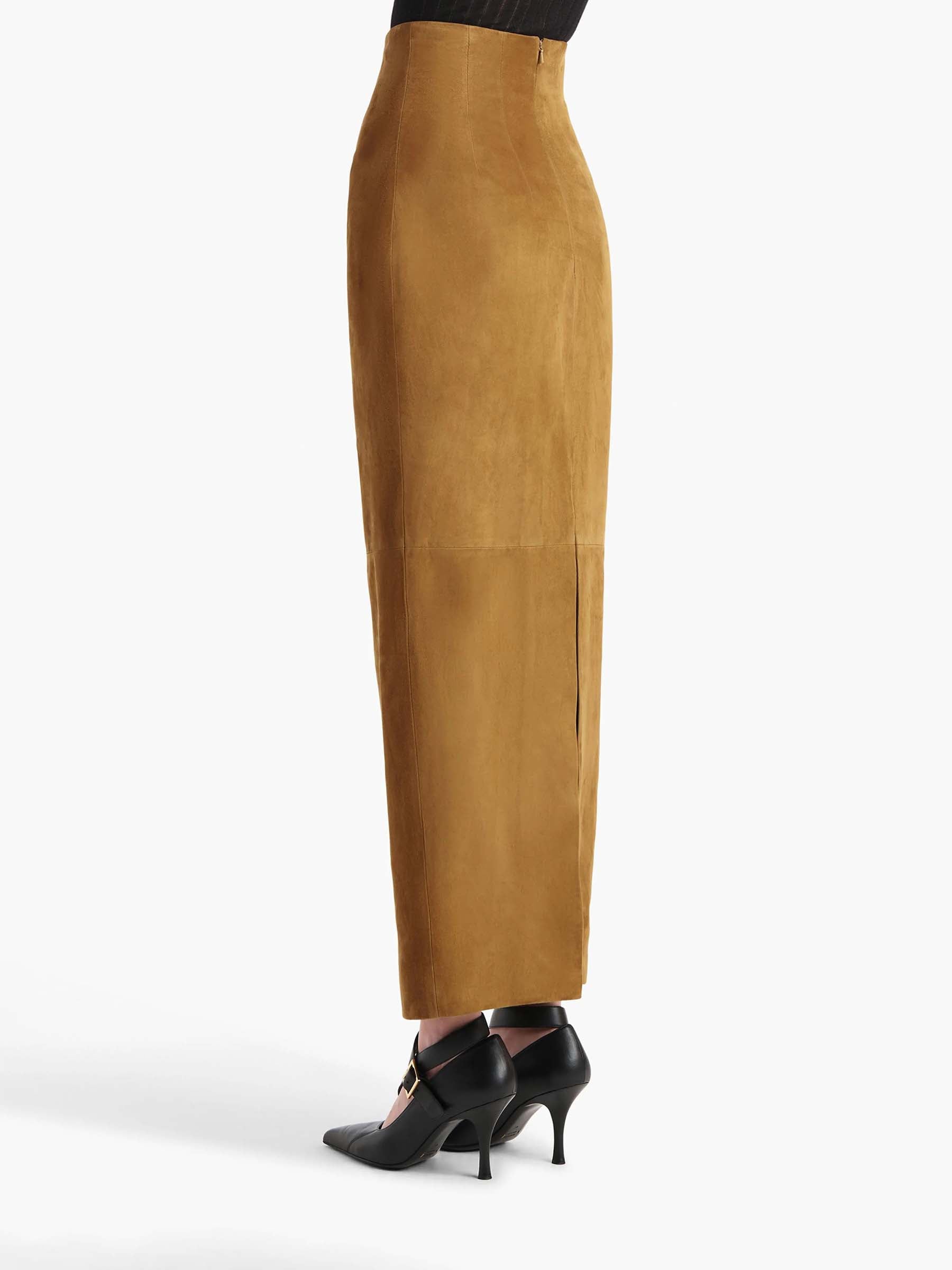 Khaite Mujer Barcelona Falda Maxi Loxley color Camel sku 750-001662 01 - Foto 3