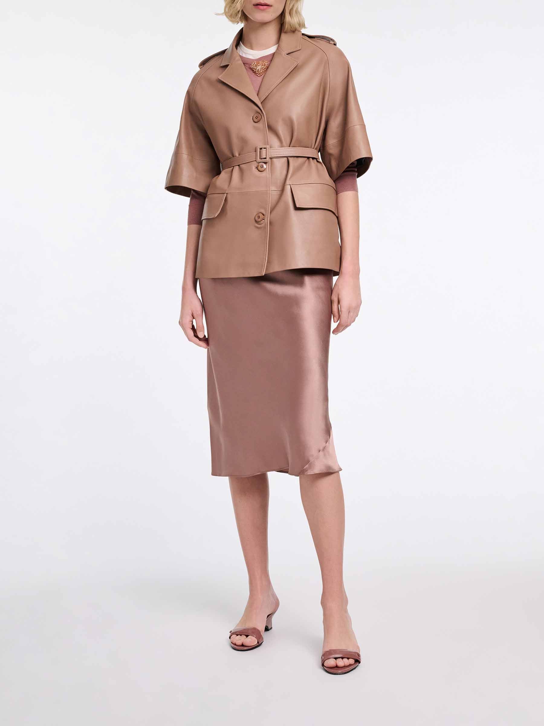 Dorothee Schumacher Mujer Barcelona Falda Midi Sense of Shine color Rosa Envejecido sku 750-001671 01 - Foto 2