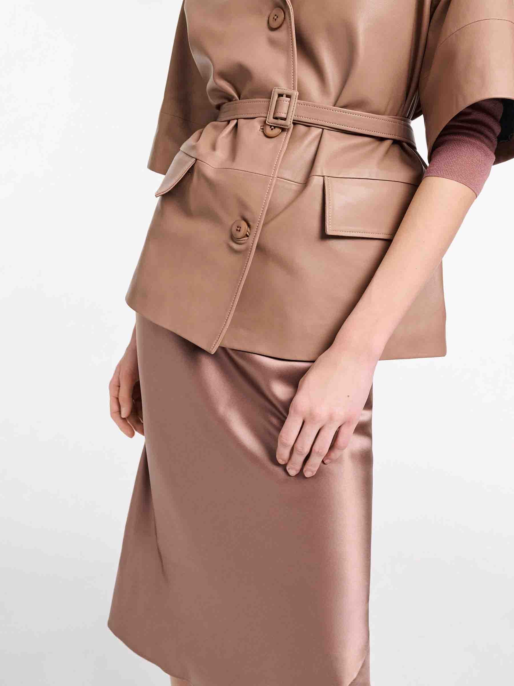 Dorothee Schumacher Mujer Barcelona Falda Midi Sense of Shine color Rosa Envejecido sku 750-001671 01 - Foto 4