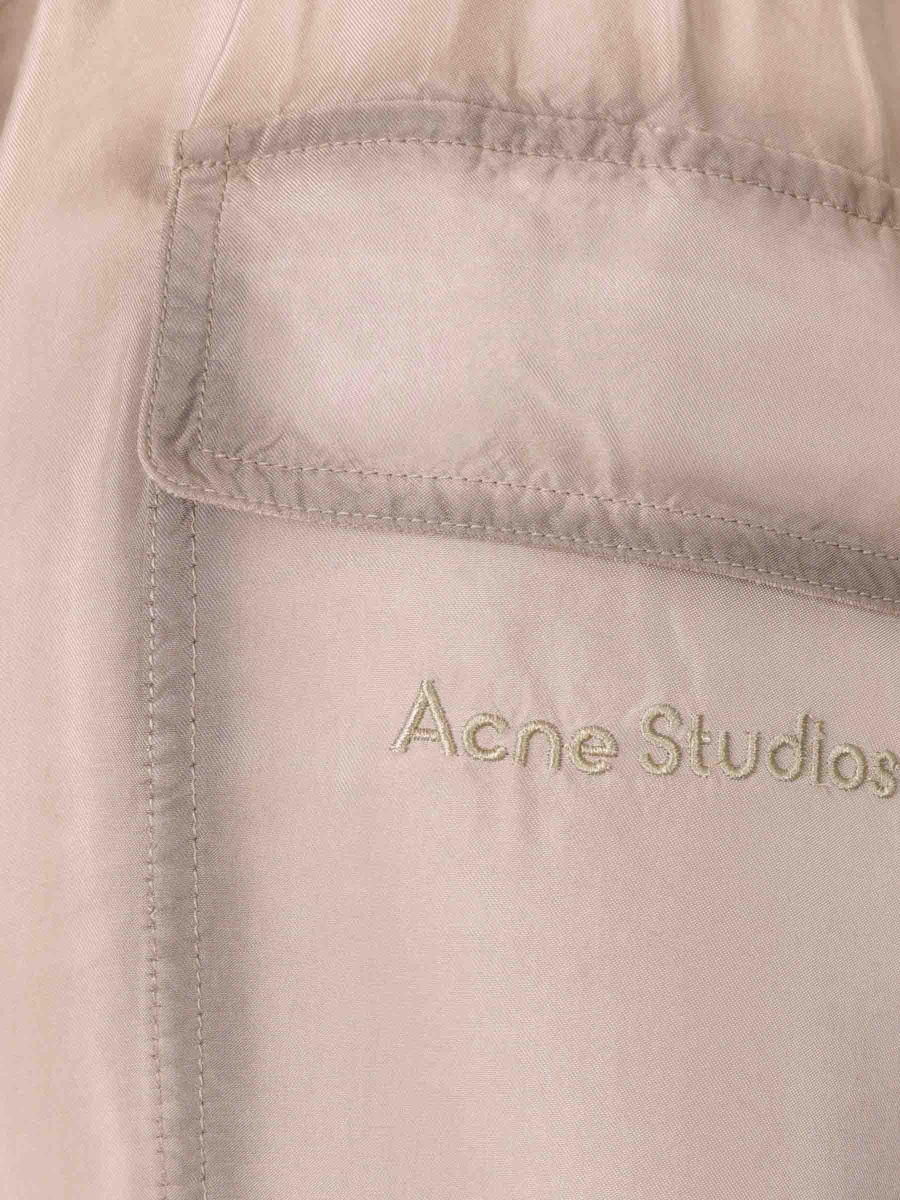 Acne Studios Mujer Barcelona Pantalones Cargo Brillante color Taupe sku 761-003682 01 - Foto 3