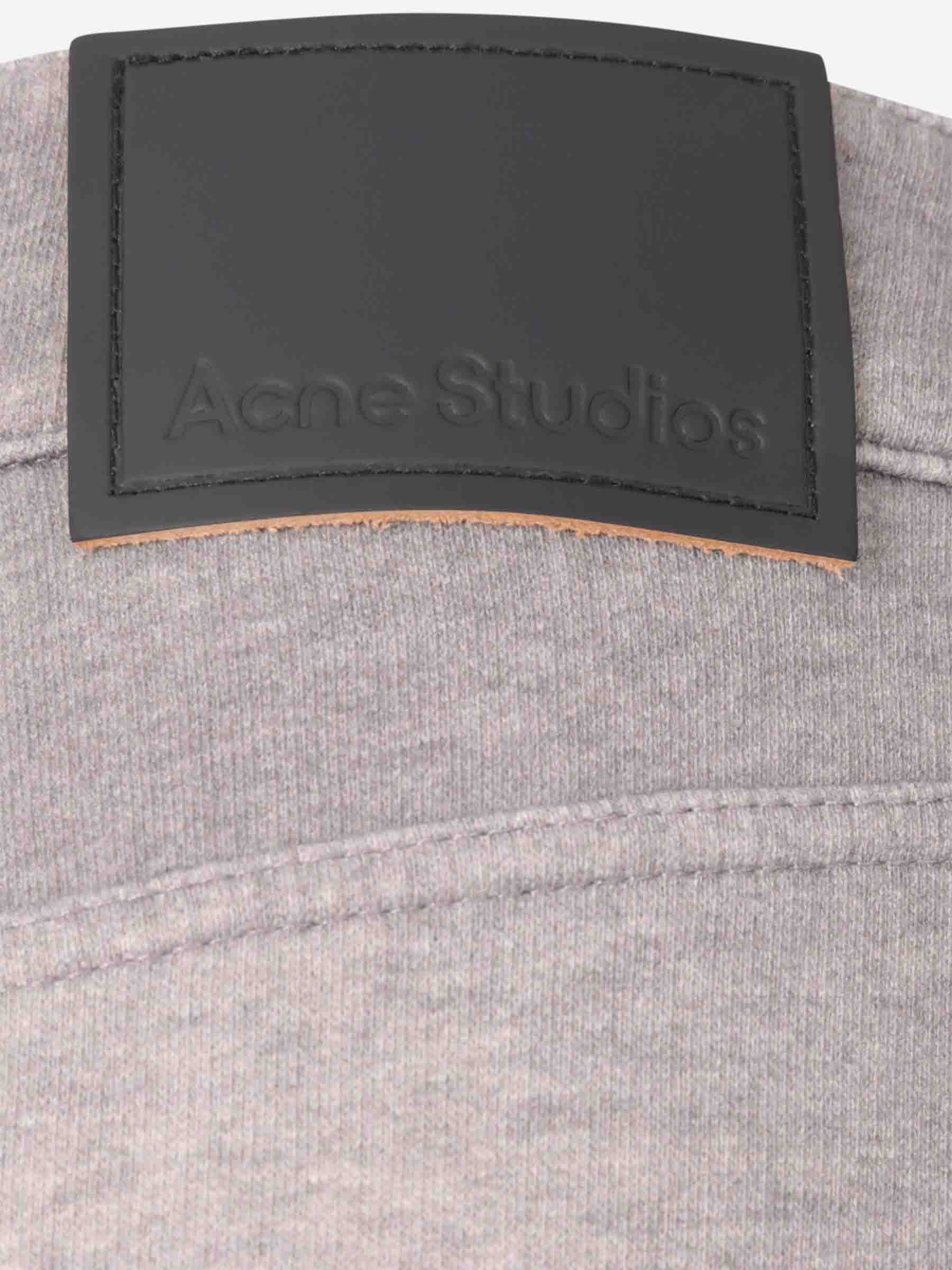 Acne Studios Mujer Barcelona Pantalones Joggers Holgados color Gris Piedra sku 761-003683 01 - Foto 3