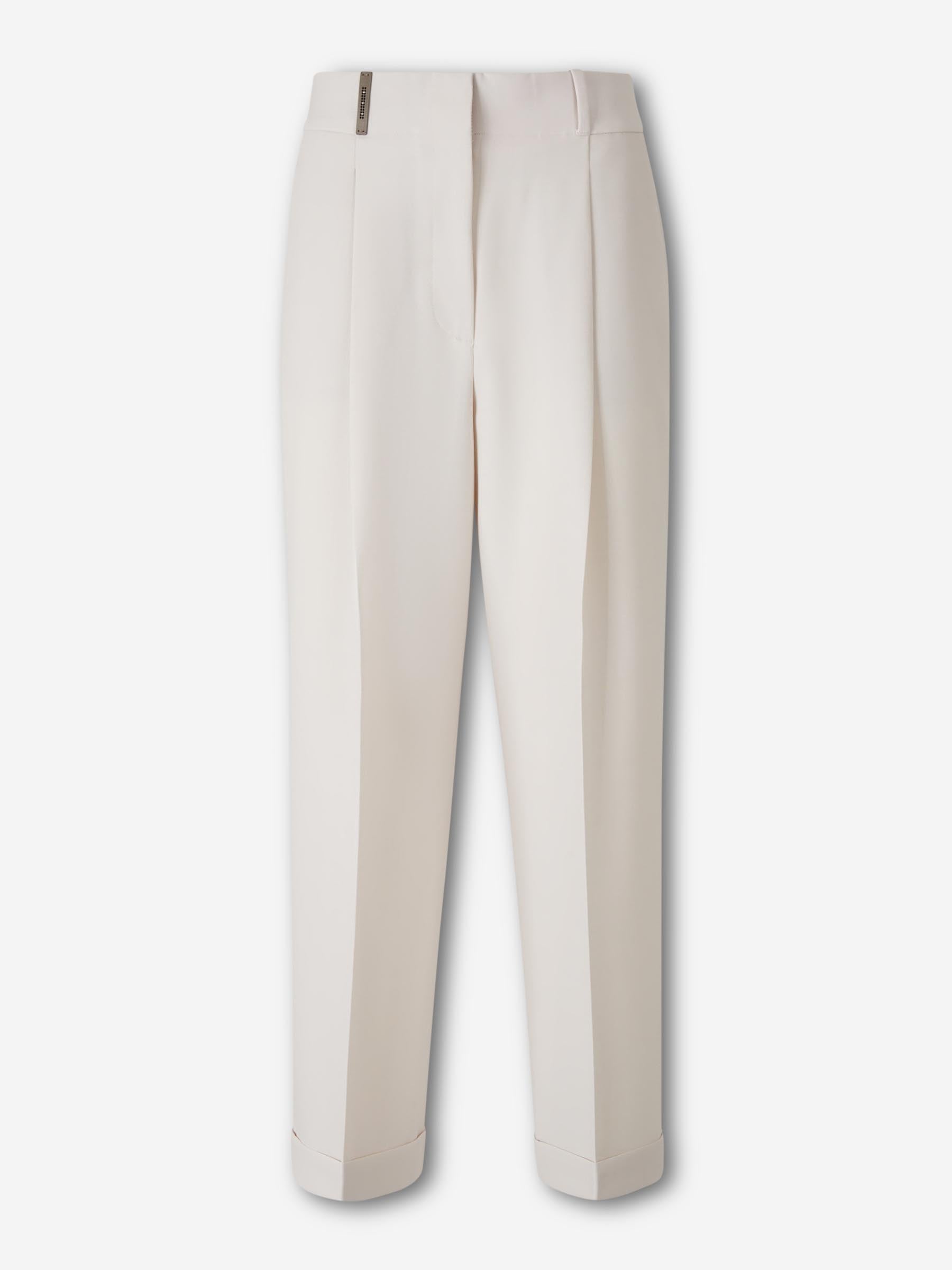 Peserico – Straight Wool Pants Mujer 761-003821 01