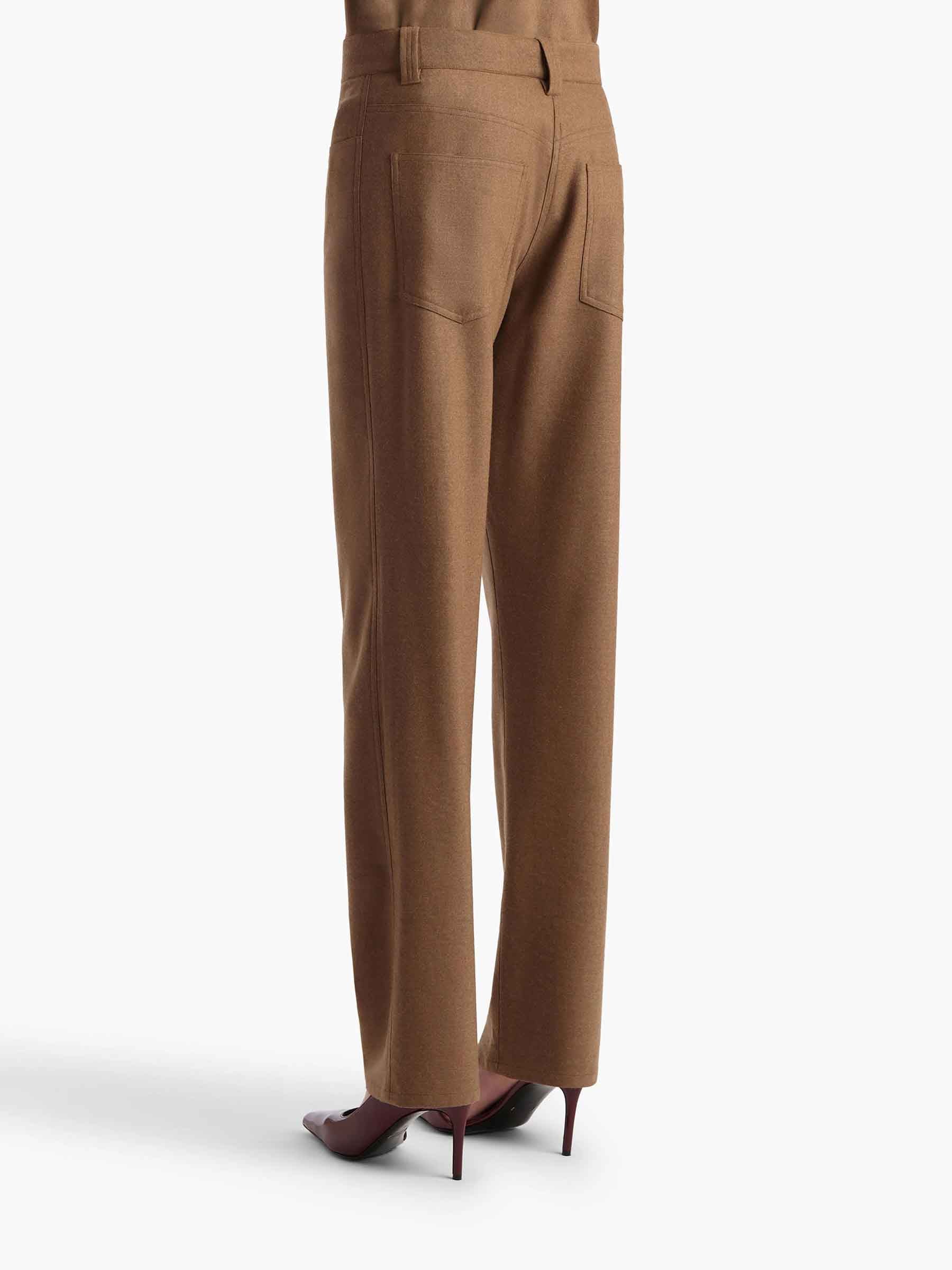 Khaite Mujer Barcelona Pantalones Rectos Callum color Camel sku 761-003850 01 - Foto 3