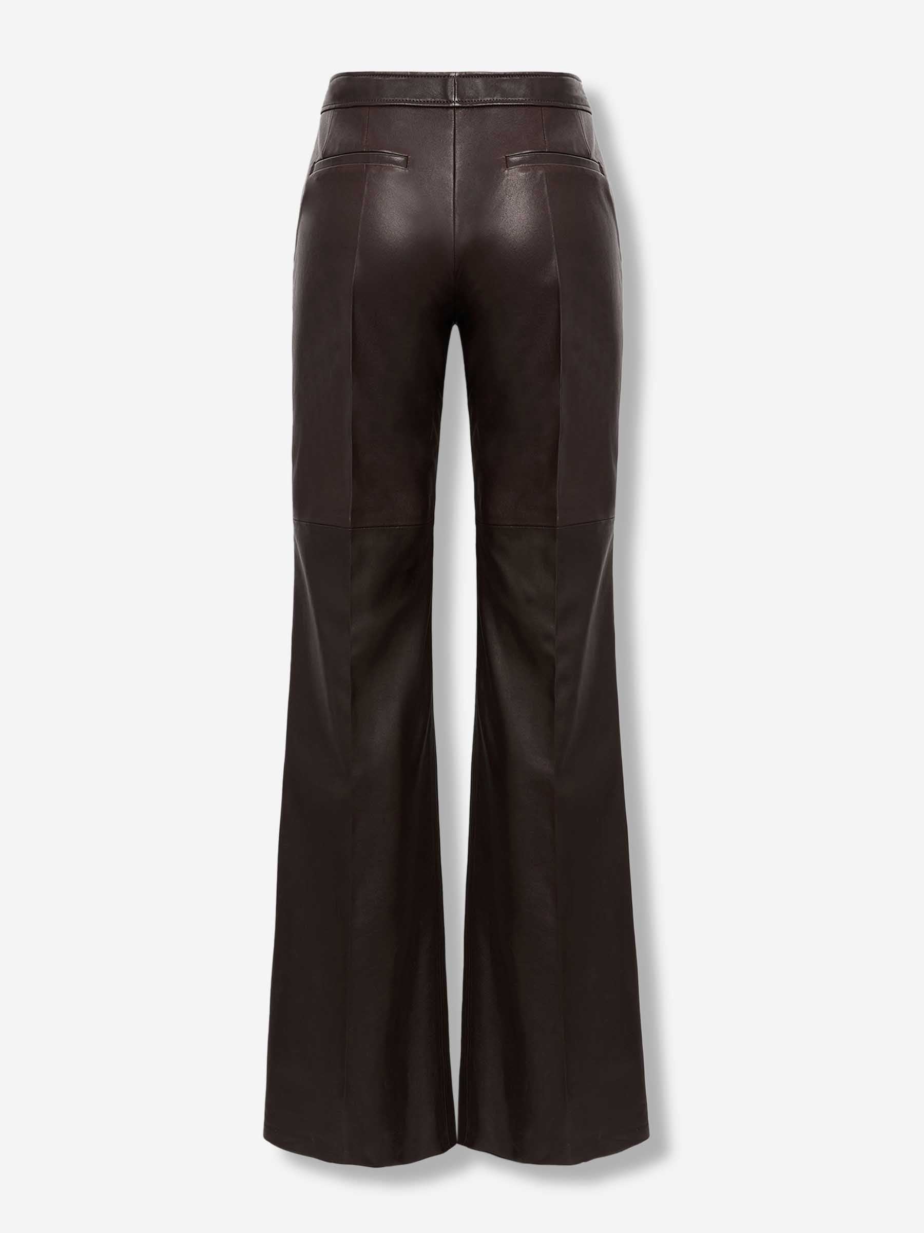 Dorothee Schumacher Mujer Barcelona Pantalones Flared Cuero color Marrón Oscuro sku 761-003853 01 - Foto 3