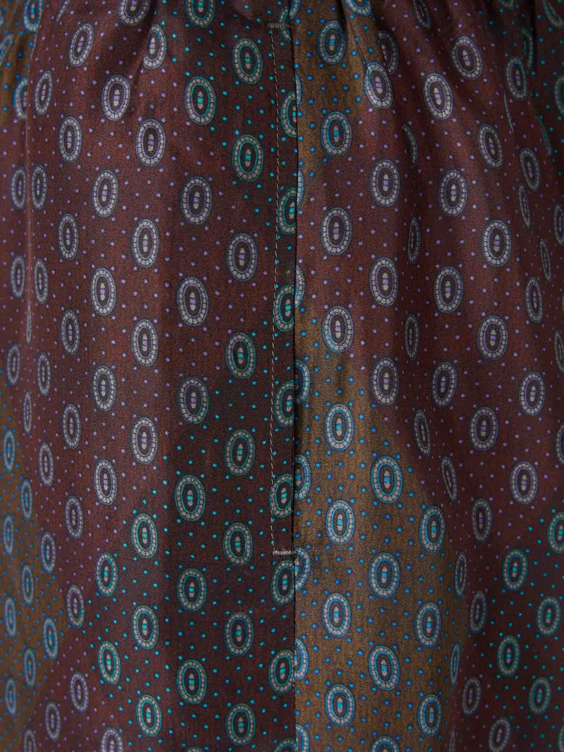 Dries Van Noten Mujer Barcelona Pantalones Anchos Estampados color Burdeos sku 761-003871 01 - Foto 3