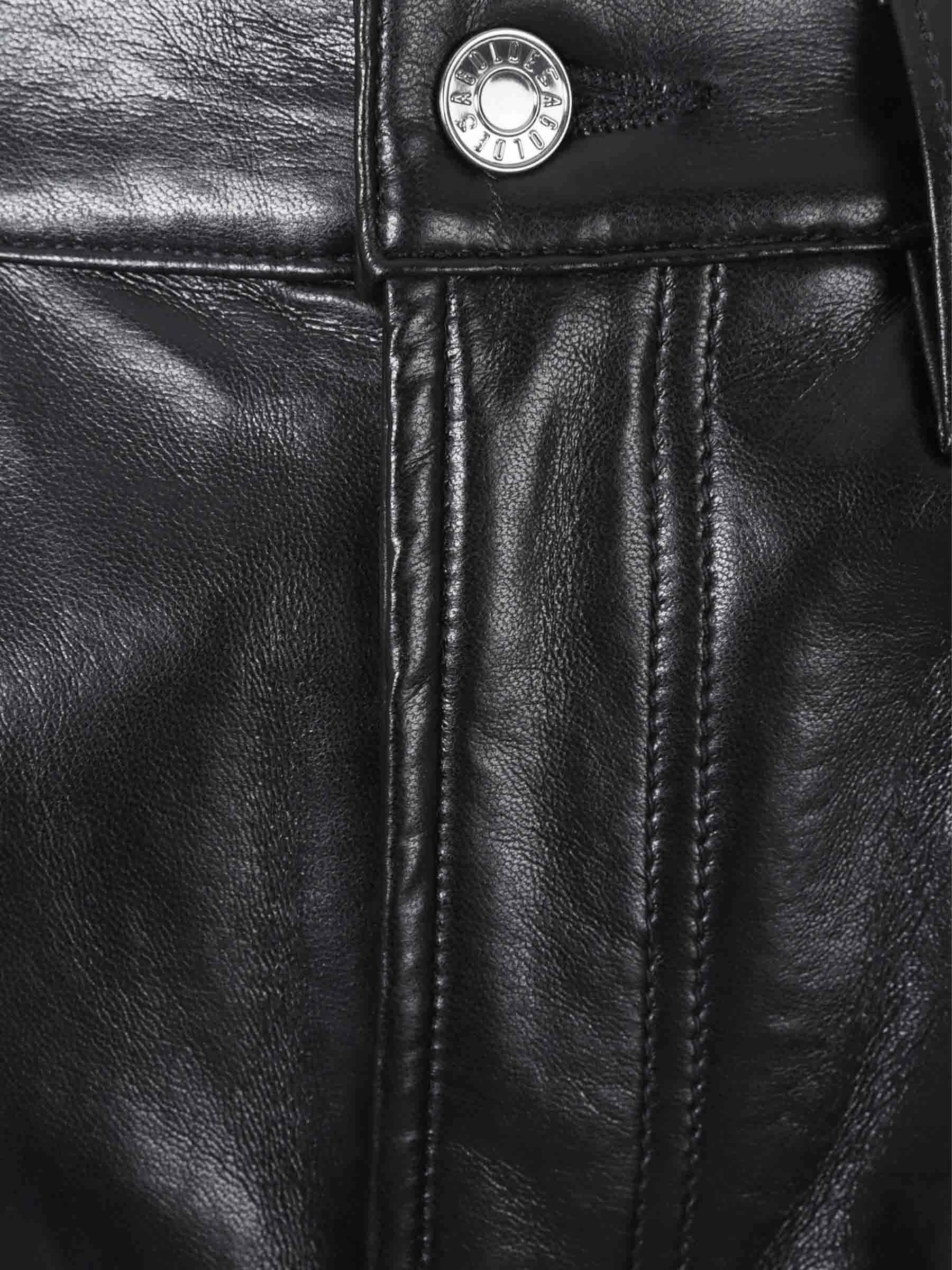 Agolde Mujer Barcelona Pantalones Rectos Piel color Negro sku 761-003915 01 - Foto 3