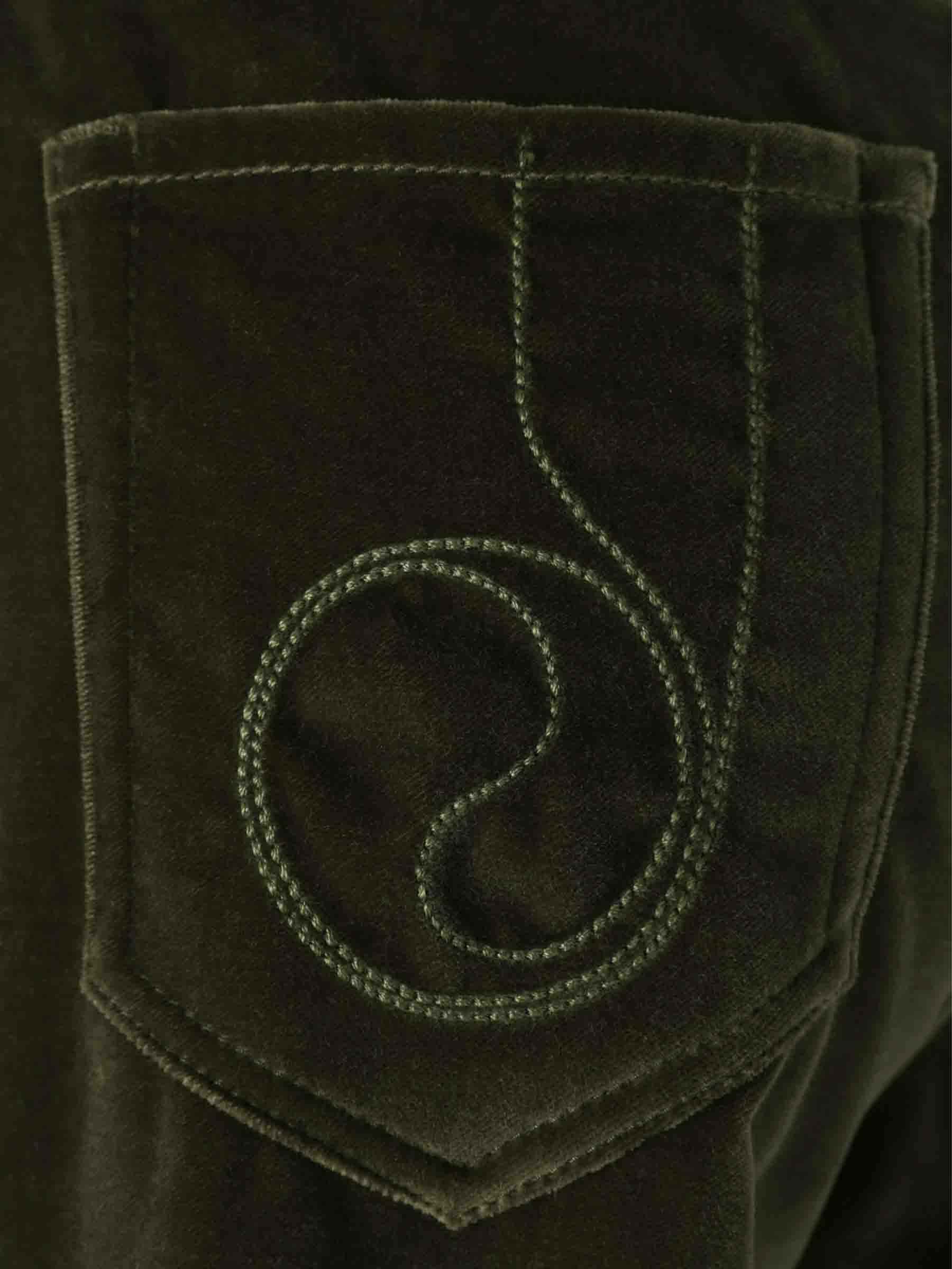 LaDoubleJ Mujer Barcelona Pantalones Flared Terciopelo color Verde sku 761-003938 01 - Foto 4