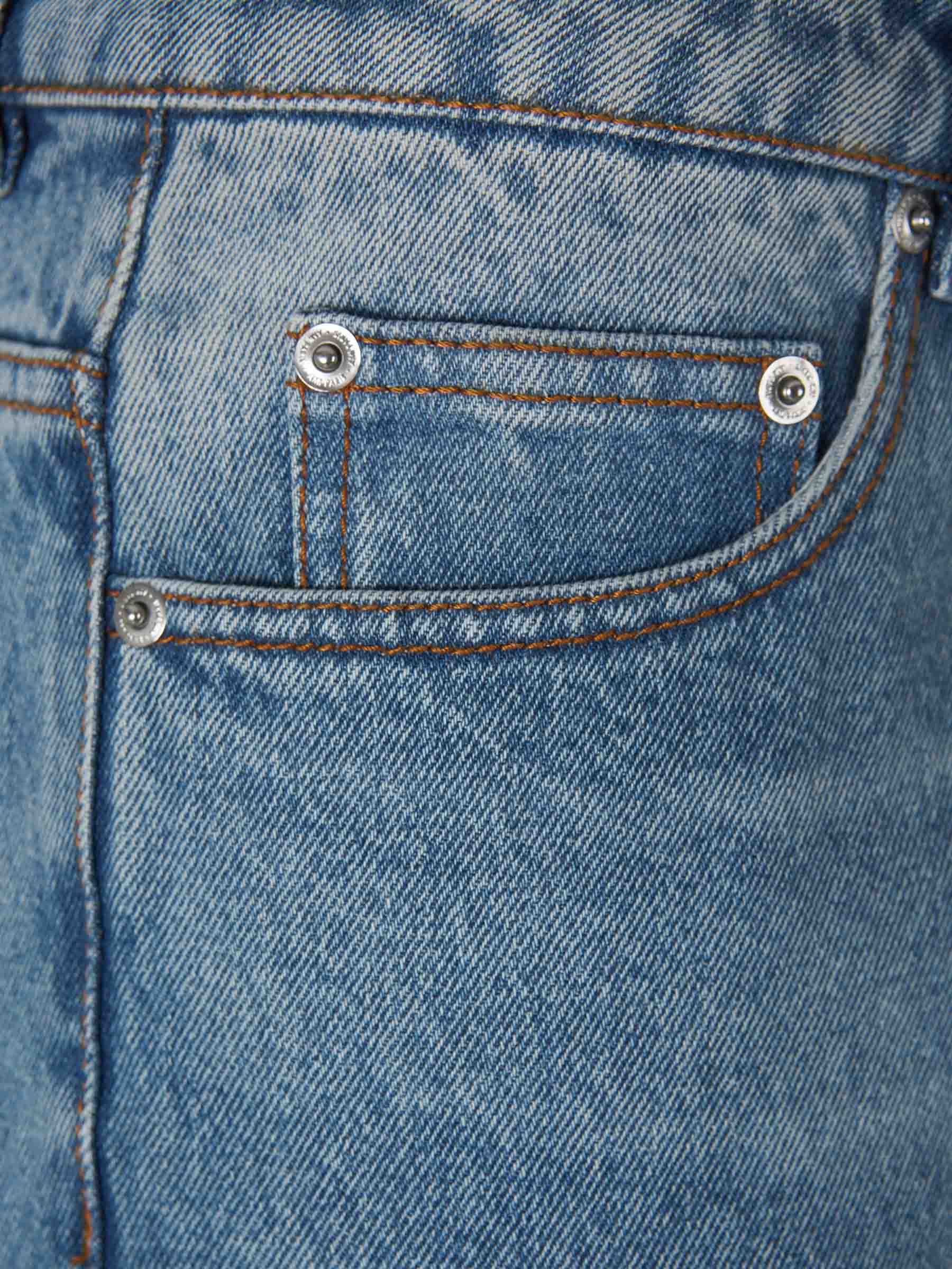 Ami Paris Mujer Barcelona Jeans Straight Denim color Azul Denim Oscuro sku 763-001713 01 - Foto 3