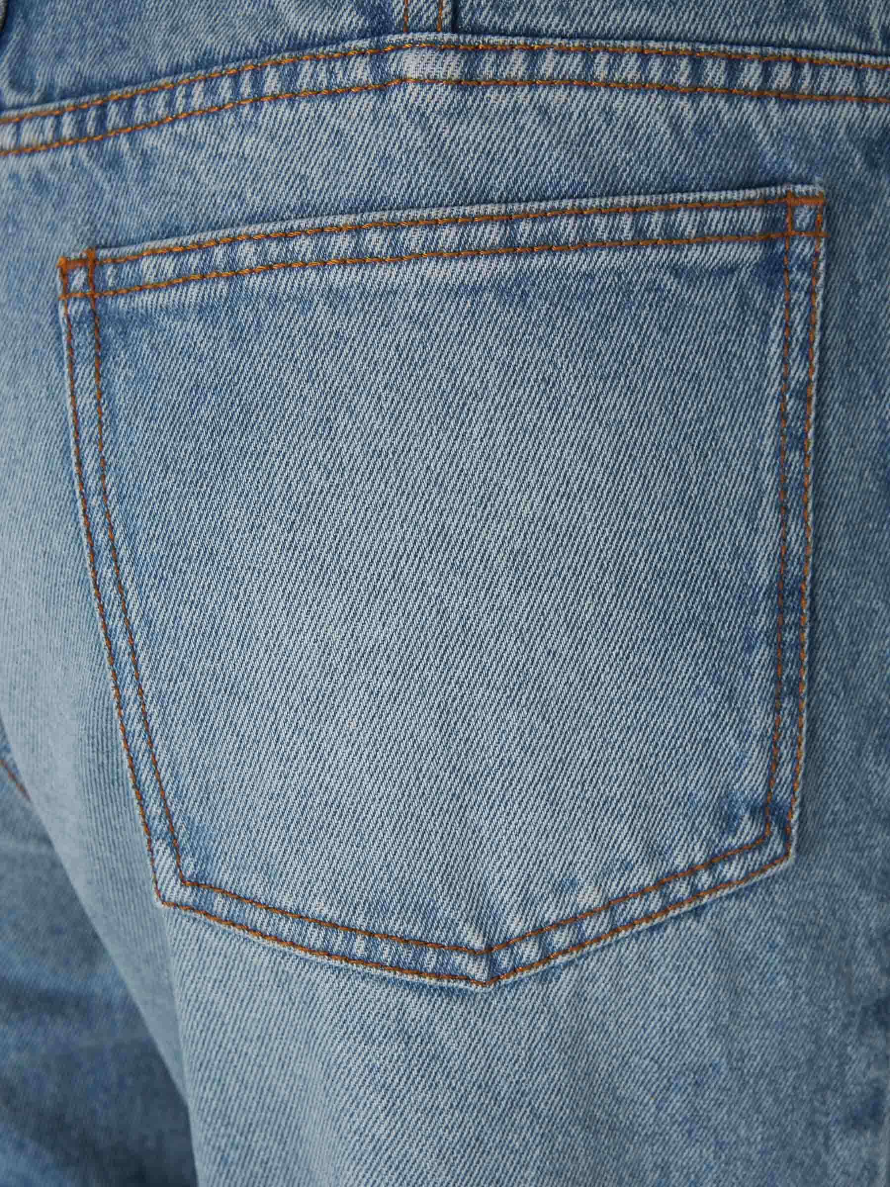 Ami Paris Mujer Barcelona Jeans Straight Denim color Azul Denim Oscuro sku 763-001713 01 - Foto 4