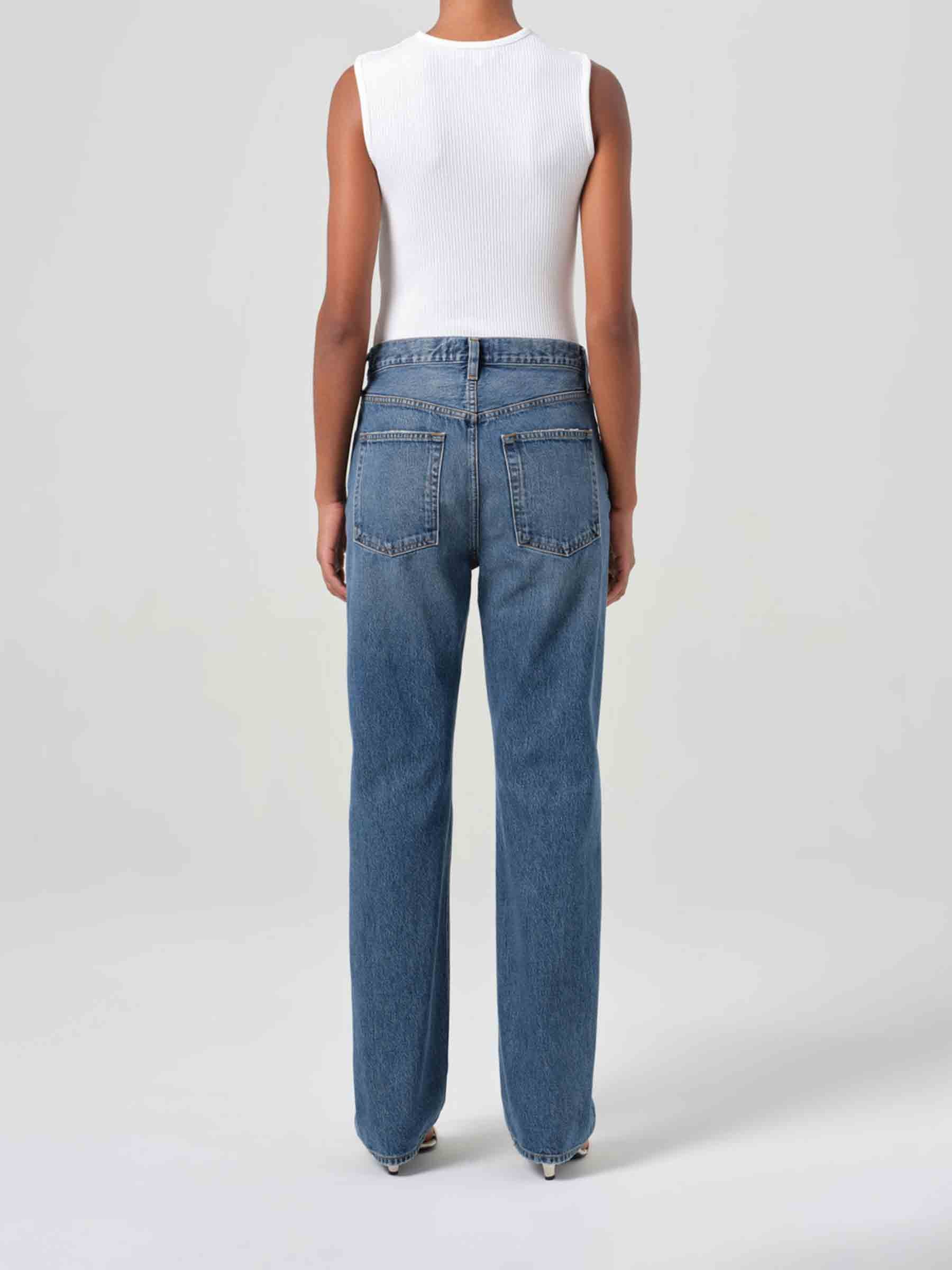 Agolde Mujer Barcelona Jeans V-Waist Kelly color Azul sku 763-001730 01 - Foto 4