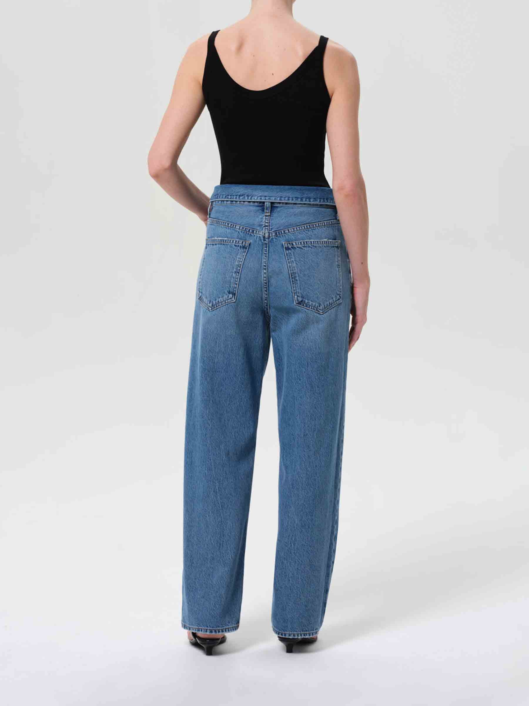 Agolde Mujer Barcelona Jeans Echo Taper color Azul sku 763-001731 01 - Foto 3