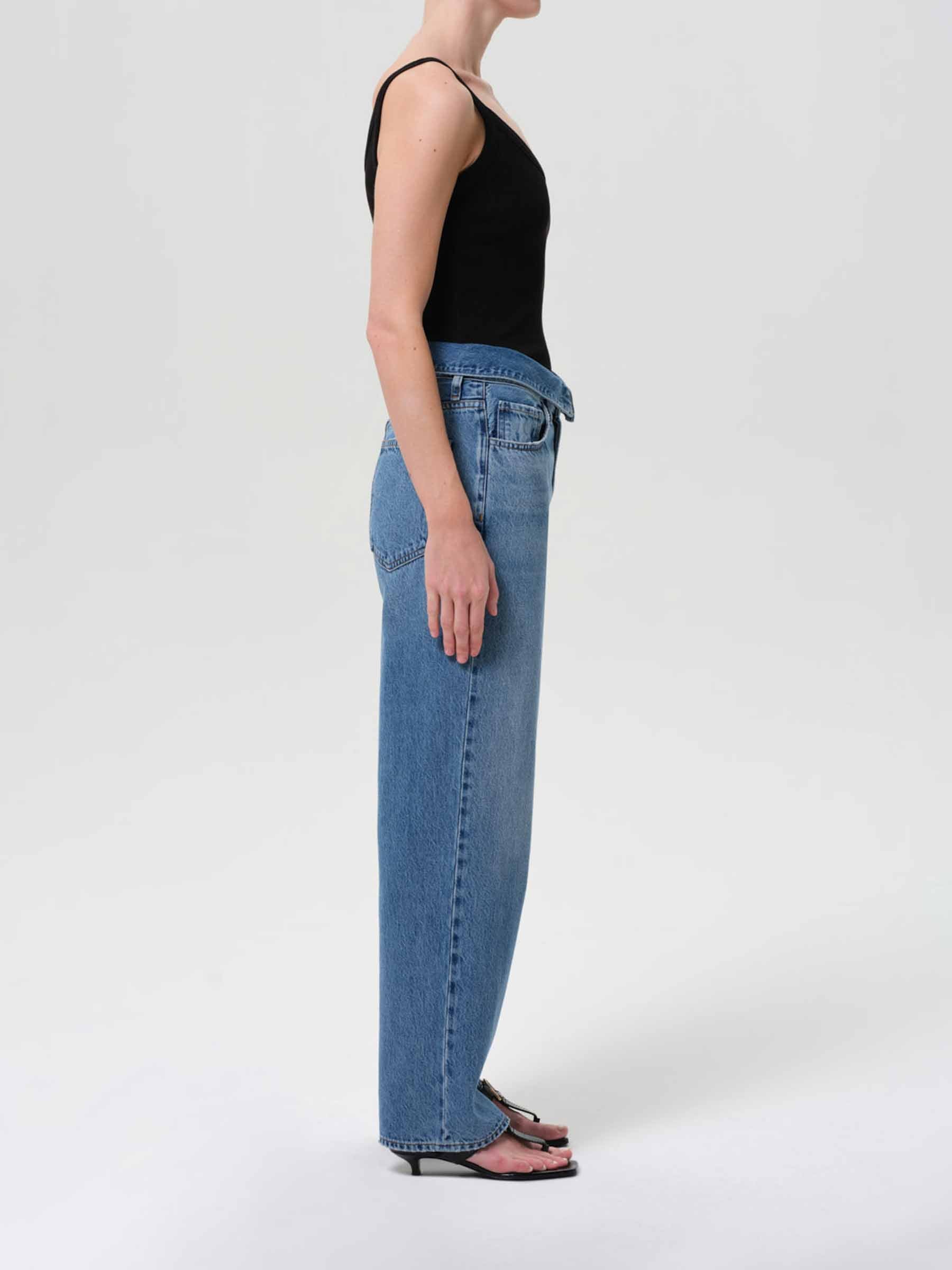 Agolde Mujer Barcelona Jeans Echo Taper color Azul sku 763-001731 01 - Foto 4