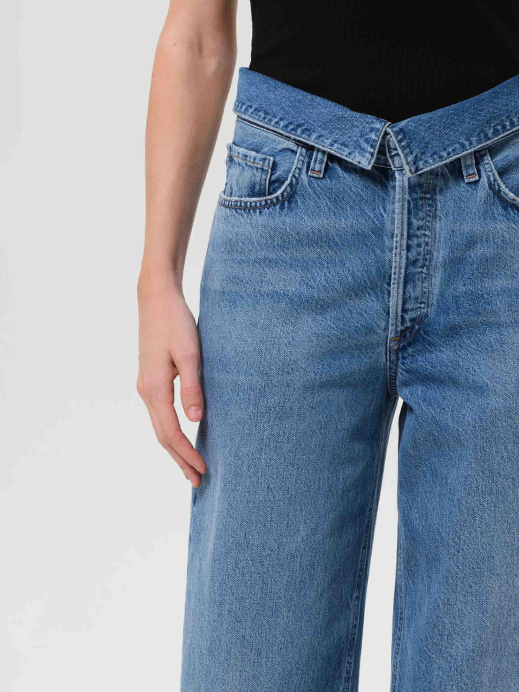 Agolde Mujer Barcelona Jeans Echo Taper color Azul sku 763-001731 01 - Foto 5
