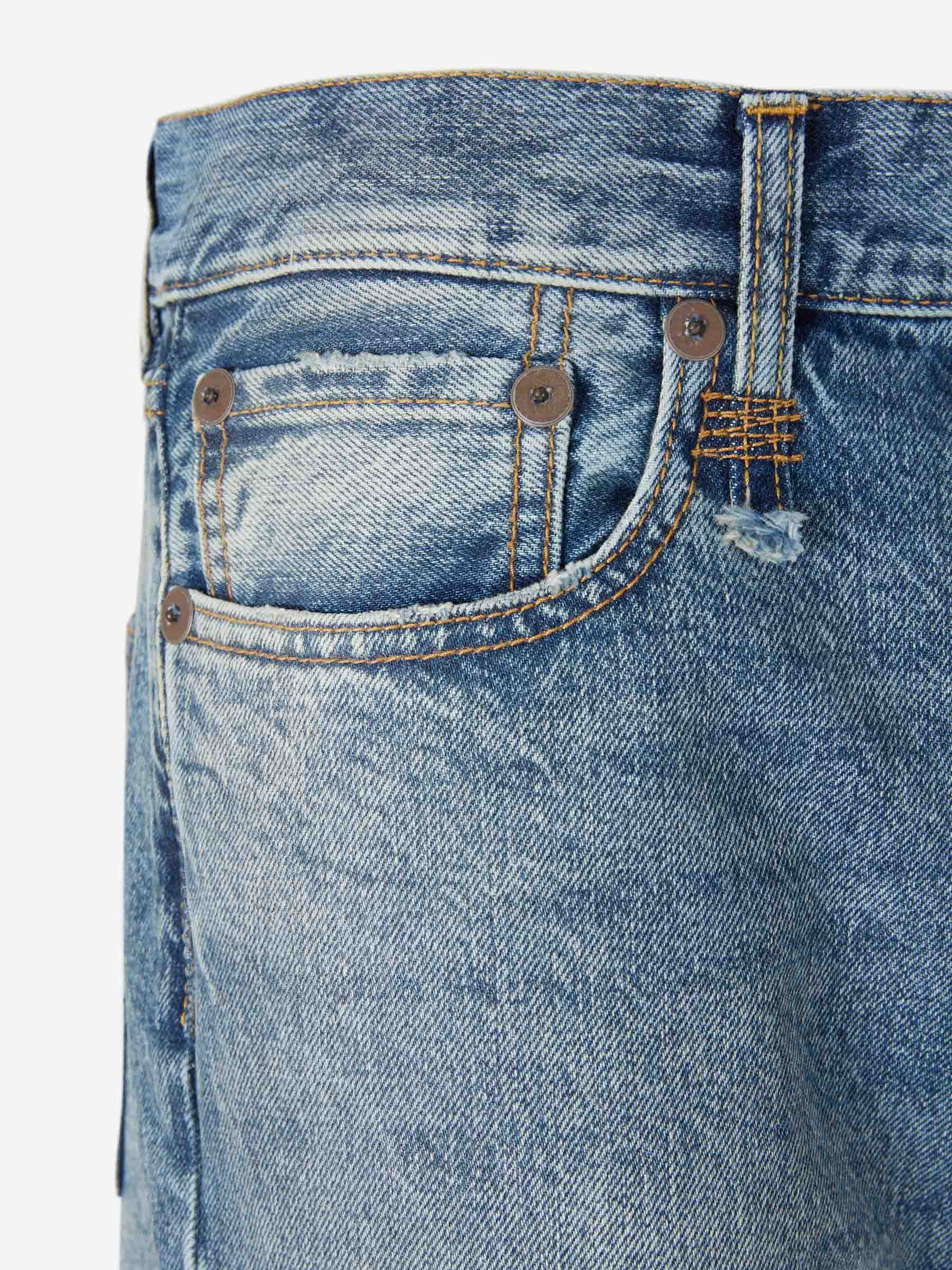 R13 Mujer Barcelona Jeans Rectos color Azul Denim sku 763-001807 01 - Foto 3
