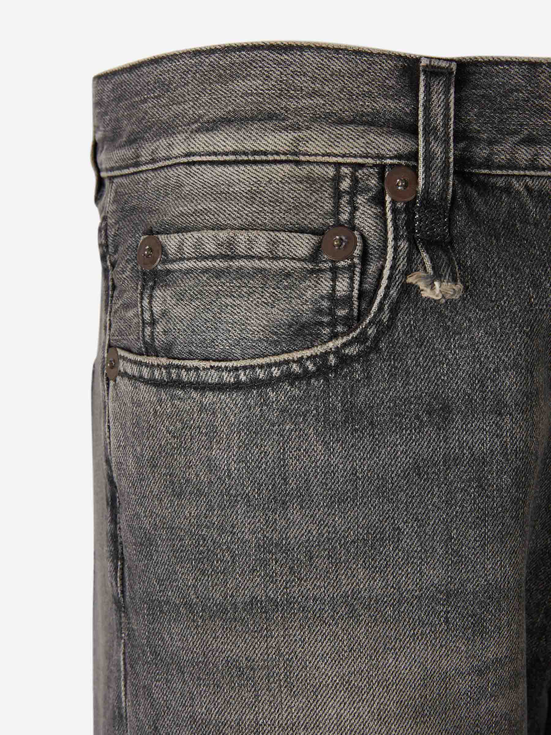 R13 Mujer Barcelona Jeans Rectos color Negro sku 763-001807 02 - Foto 3