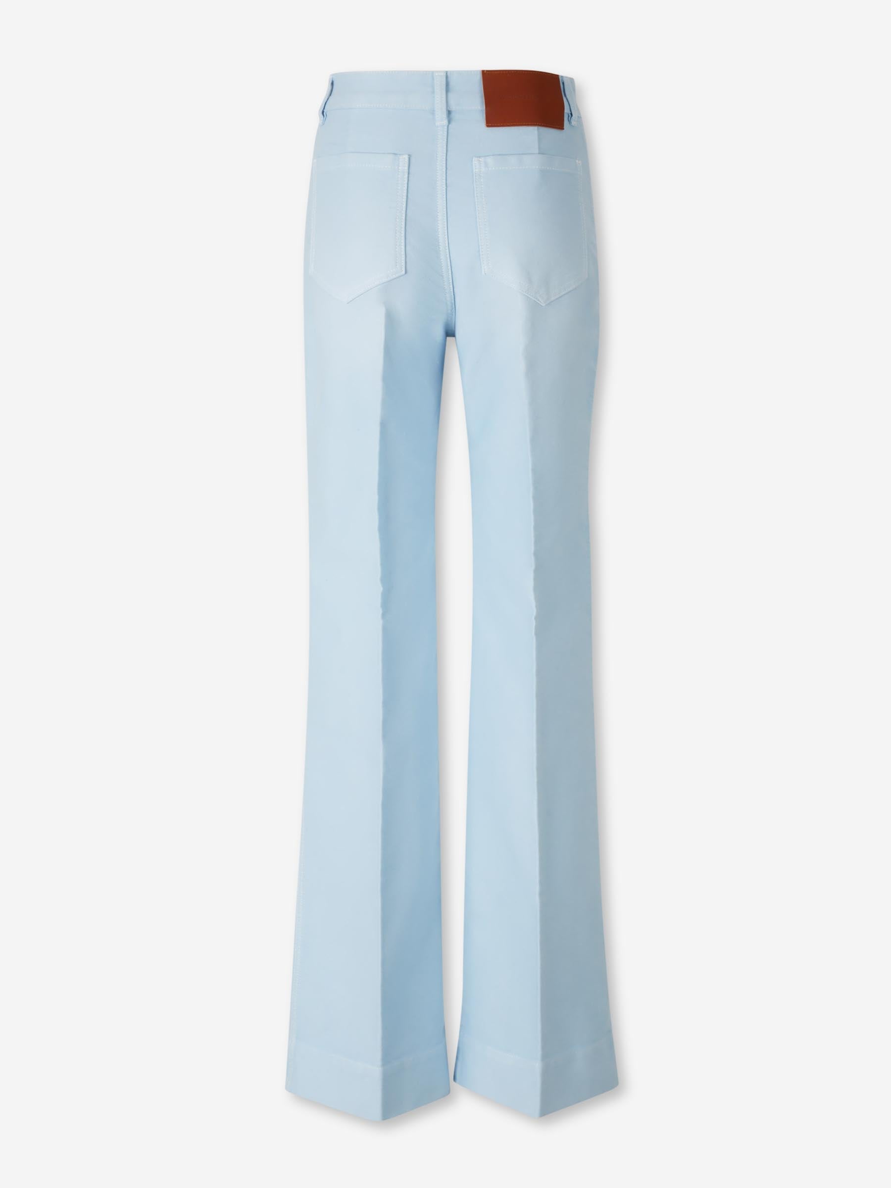 Victoria Beckham Mujer Barcelona Jeans Flared color Azul Celeste sku 763-001857 01 - Foto 3