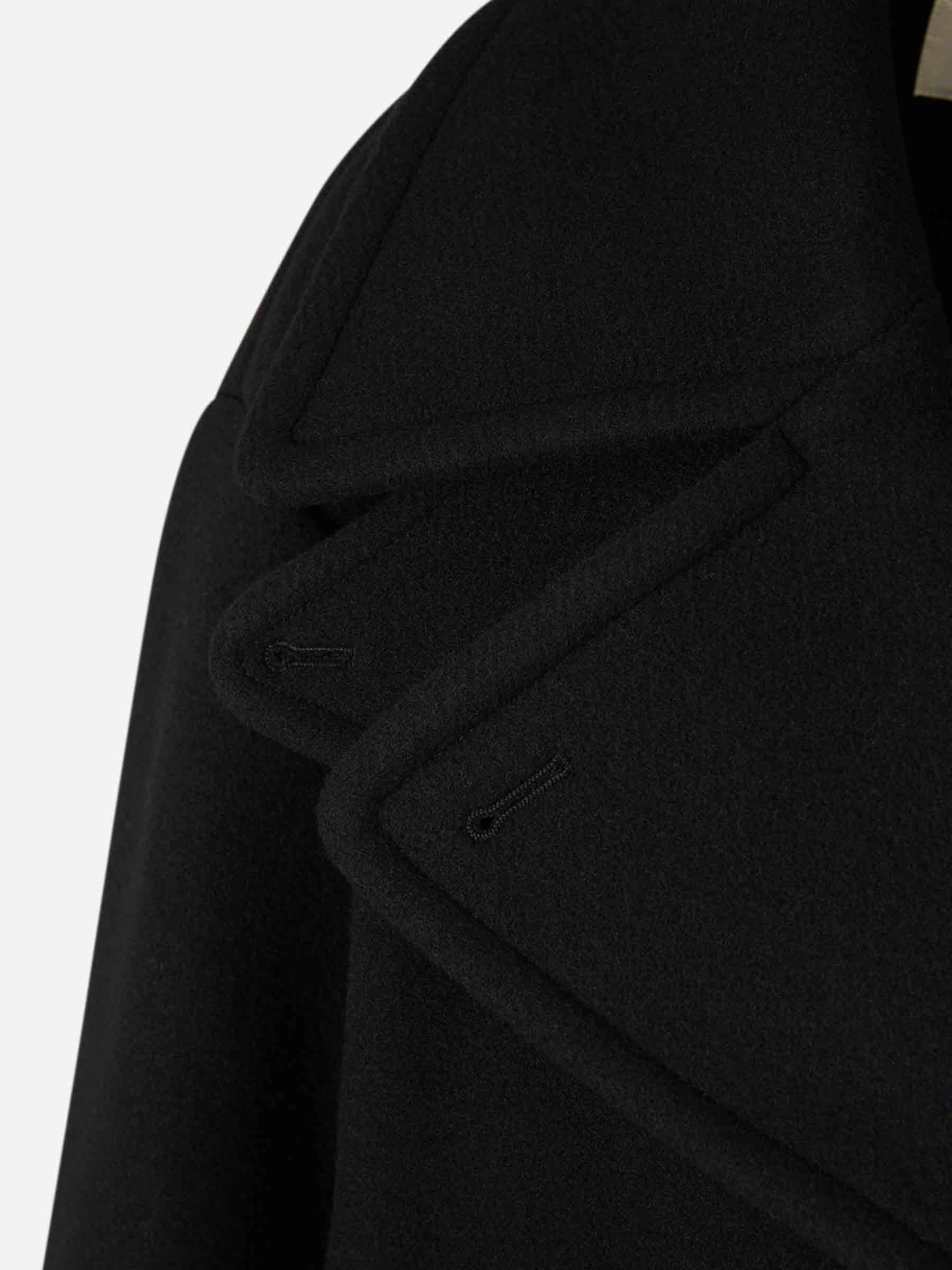 Chloé Mujer Barcelona Abrigo Cruzado Corto color Negro sku 771-001588 01 - Foto 4