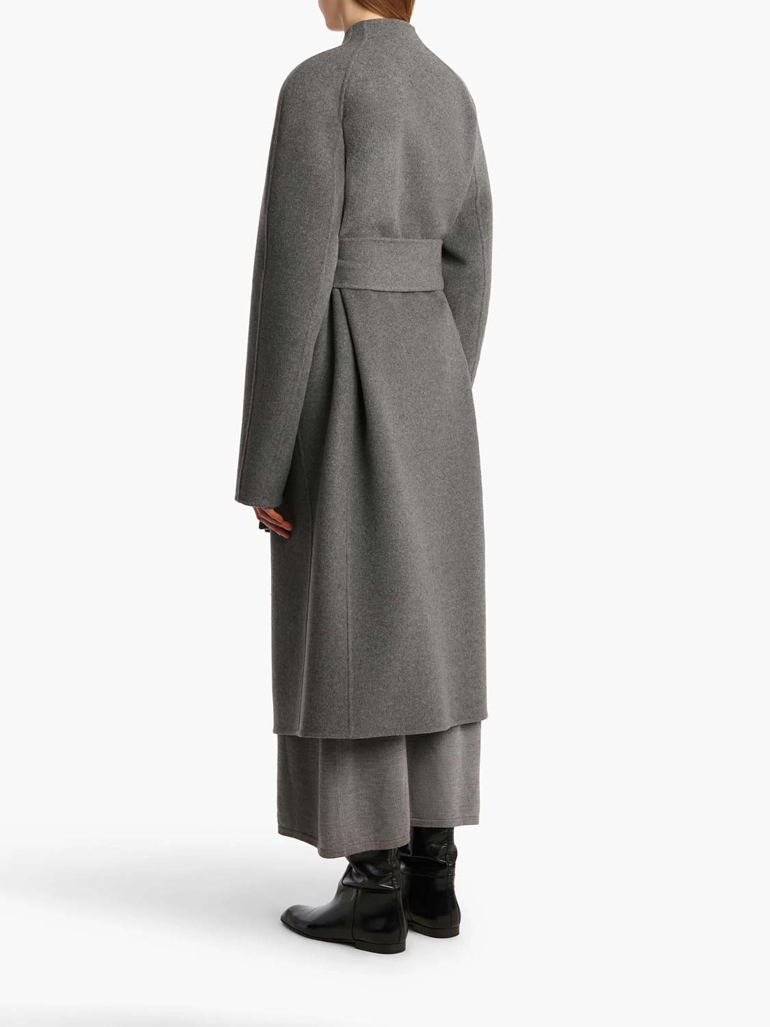 Khaite Mujer Barcelona Abrigo Largo Lana color Gris sku 771-001600 01 - Foto 3