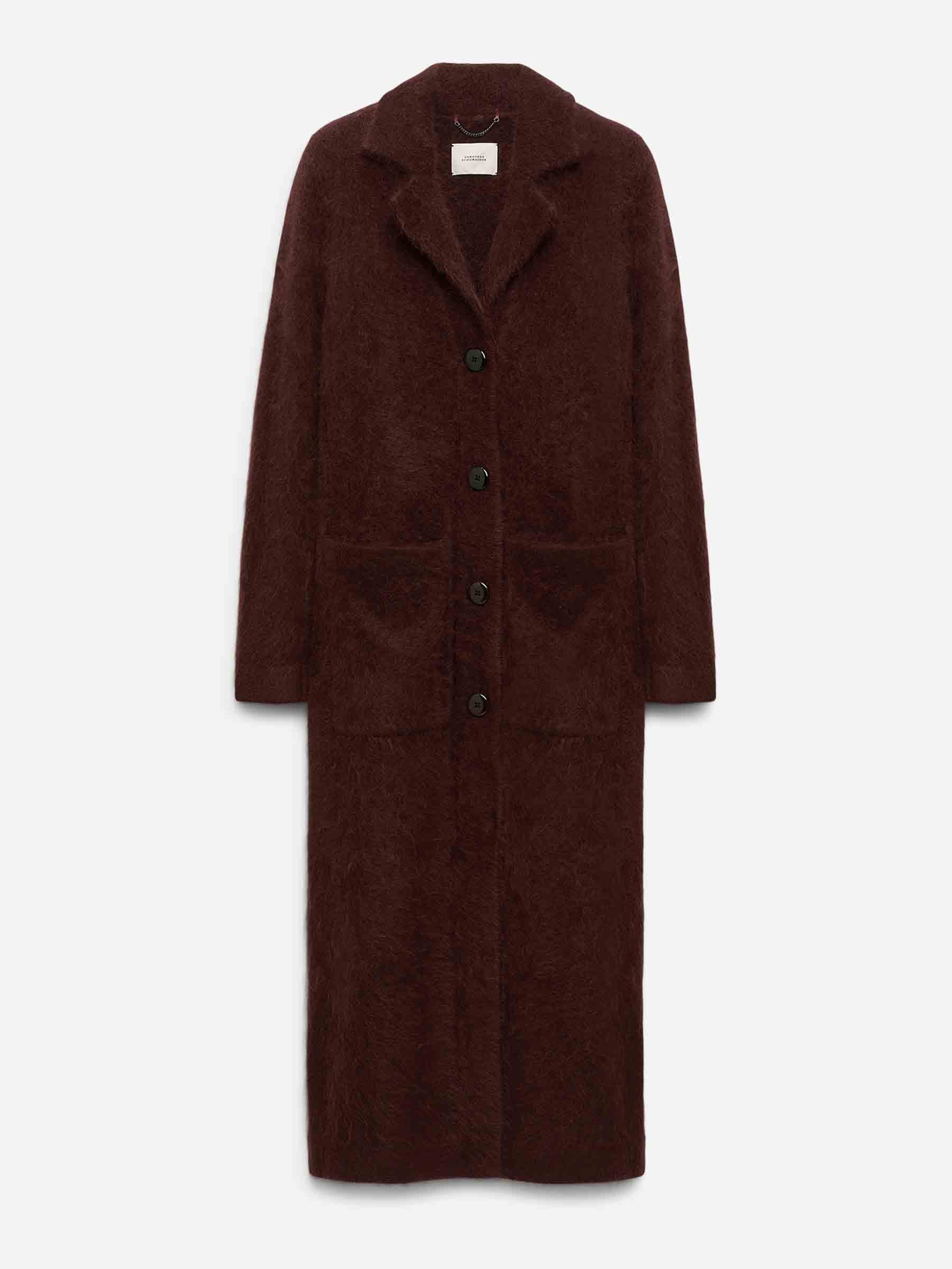 Dorothee Schumacher Mujer Barcelona Abrigo Largo Fluffy color Burdeos sku 771-001607 01 - Foto 1