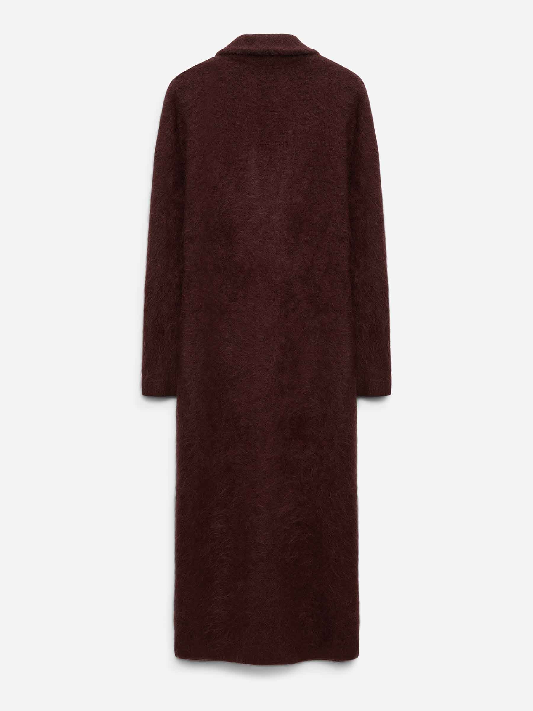 Dorothee Schumacher Mujer Barcelona Abrigo Largo Fluffy color Burdeos sku 771-001607 01 - Foto 3