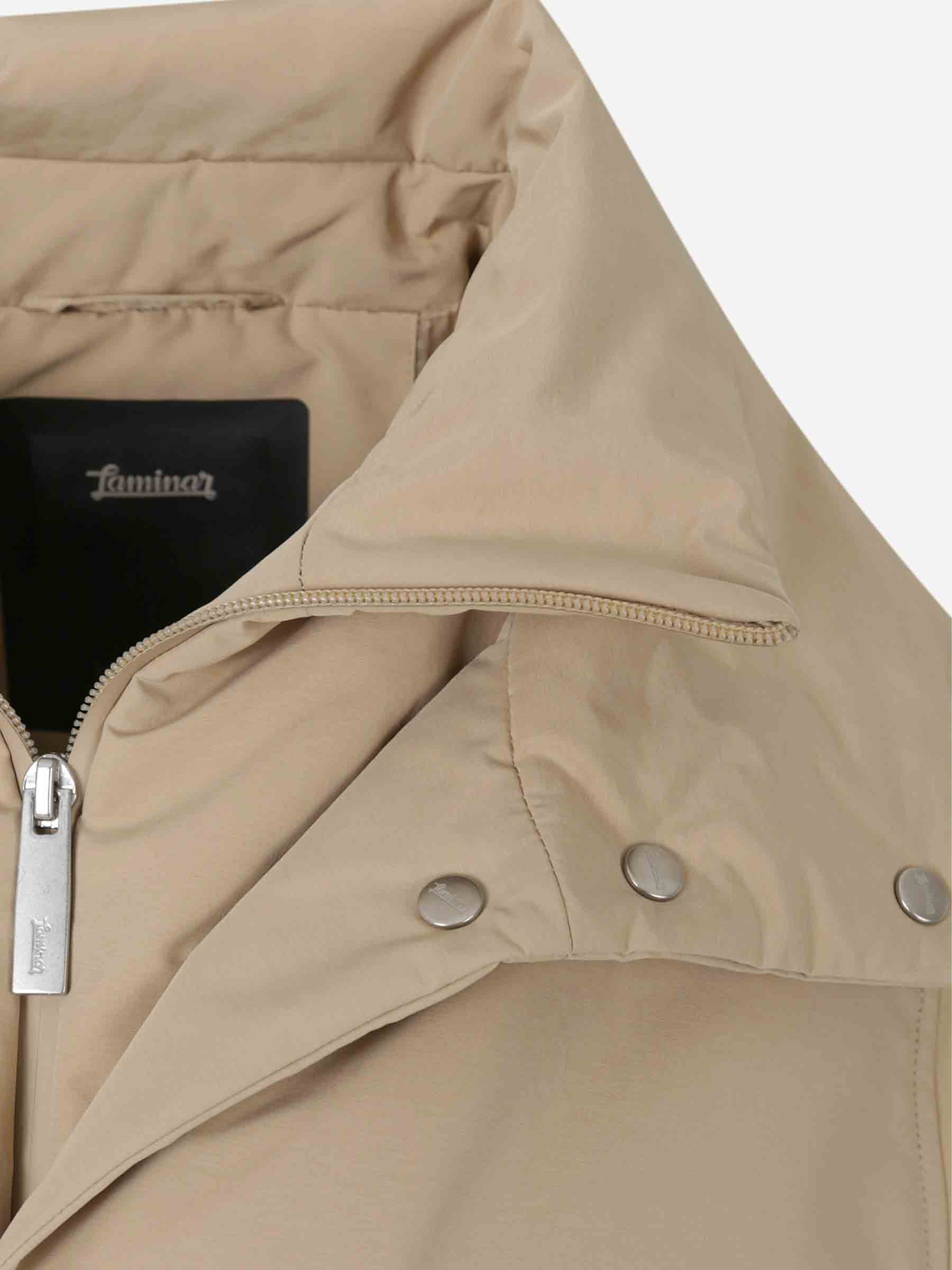 Laminar Mujer Barcelona Chaqueta Organic-Tech color Camel sku 771-001654 01 - Foto 3
