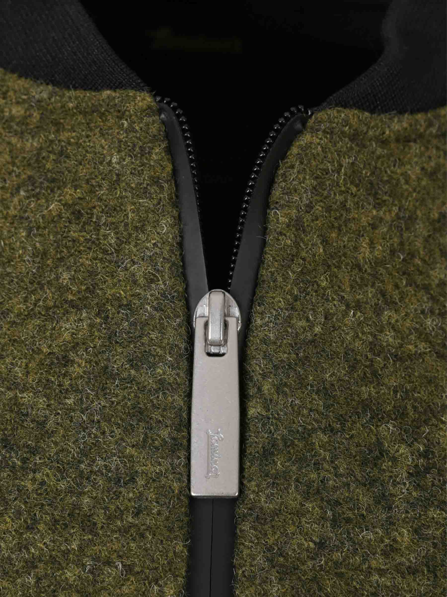 Laminar Mujer Barcelona Chaqueta Bomber Lana color Verde Militar sku 771-001655 01 - Foto 3