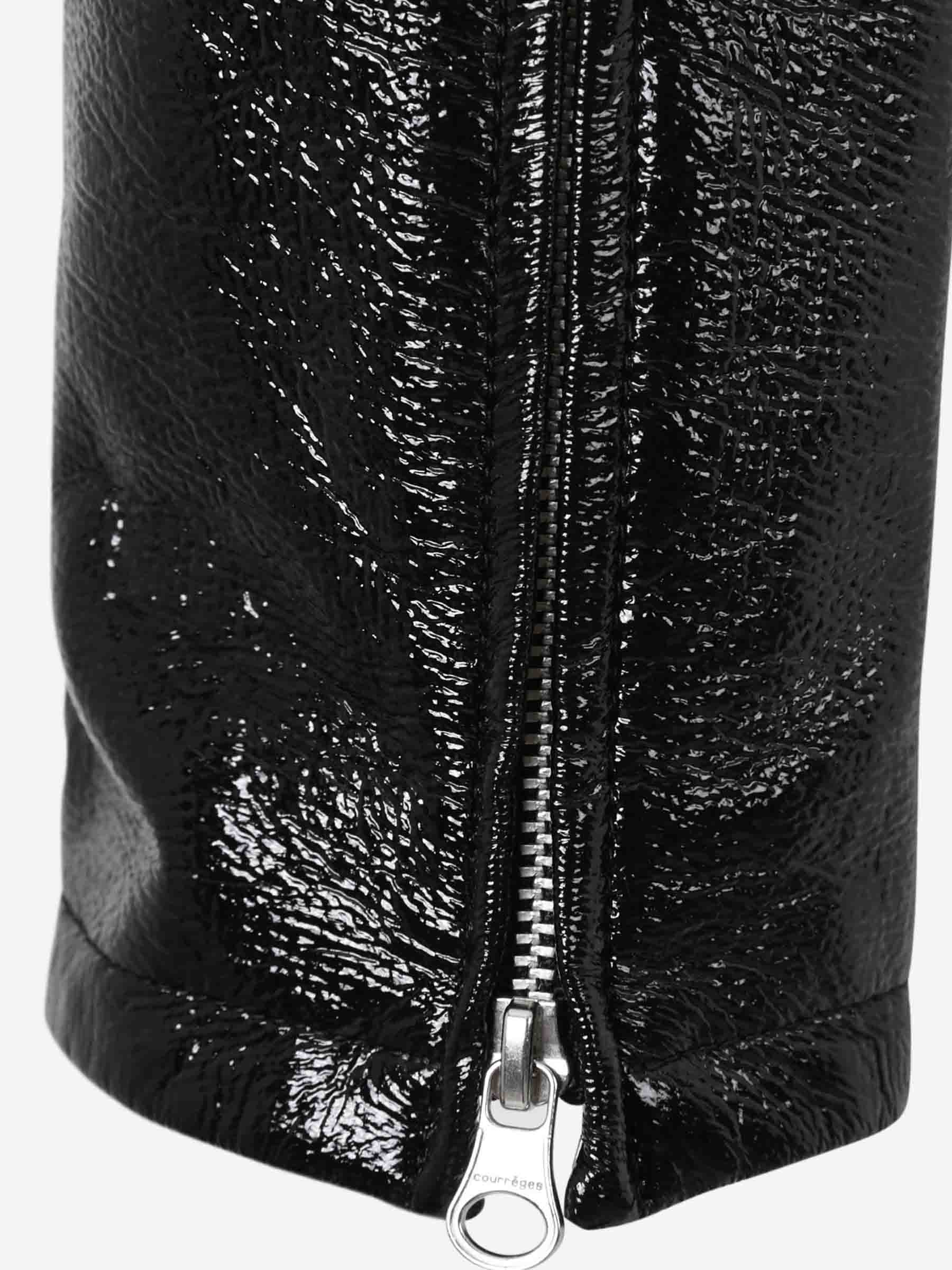 Courrèges Mujer Barcelona Chaqueta Biker Cropped color Negro sku 772-001509 01 - Foto 3