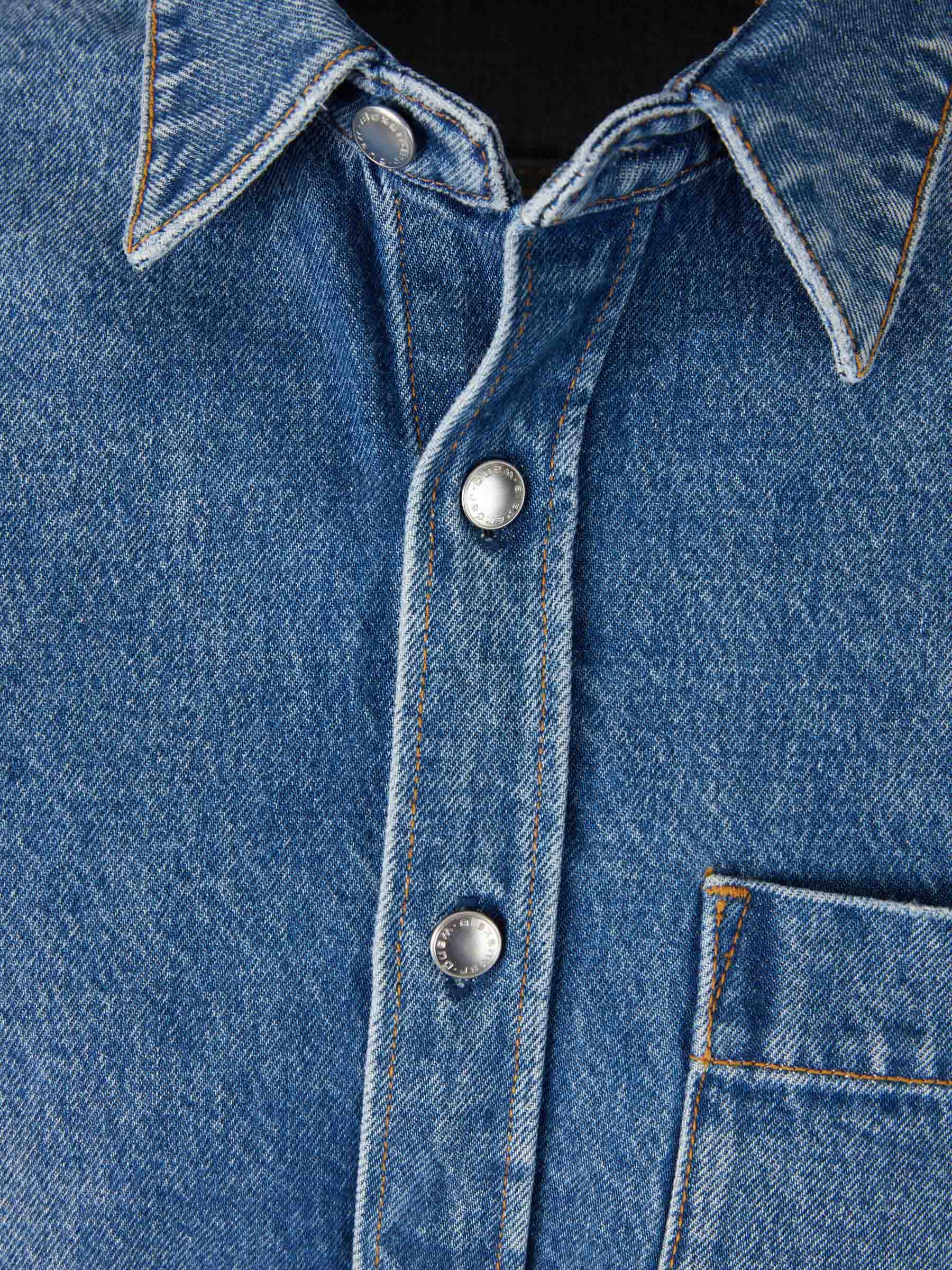 Alexander Wang Mujer Barcelona Chaqueta Denim Algodón color Azul Denim sku 772-001534 01 - Foto 3