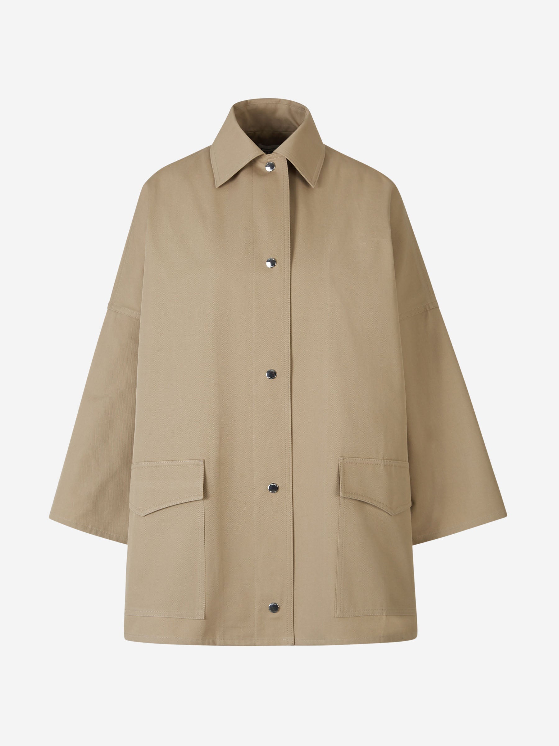 TOTEME – Oversize Cotton Trench Coat Mujer 773-000231 01