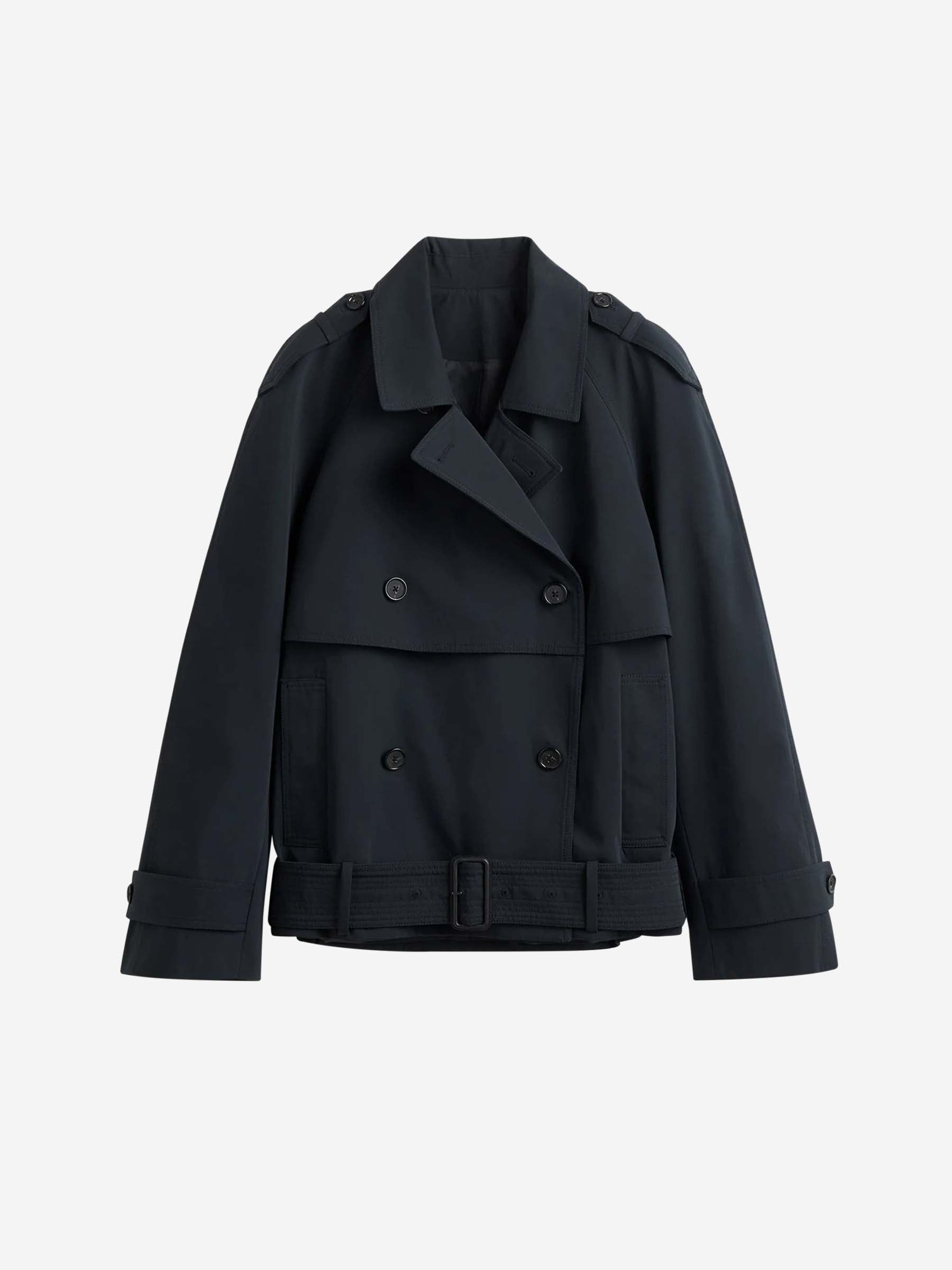 TOTEME – Short Cotton Trench Coat Mujer 773-000257 01